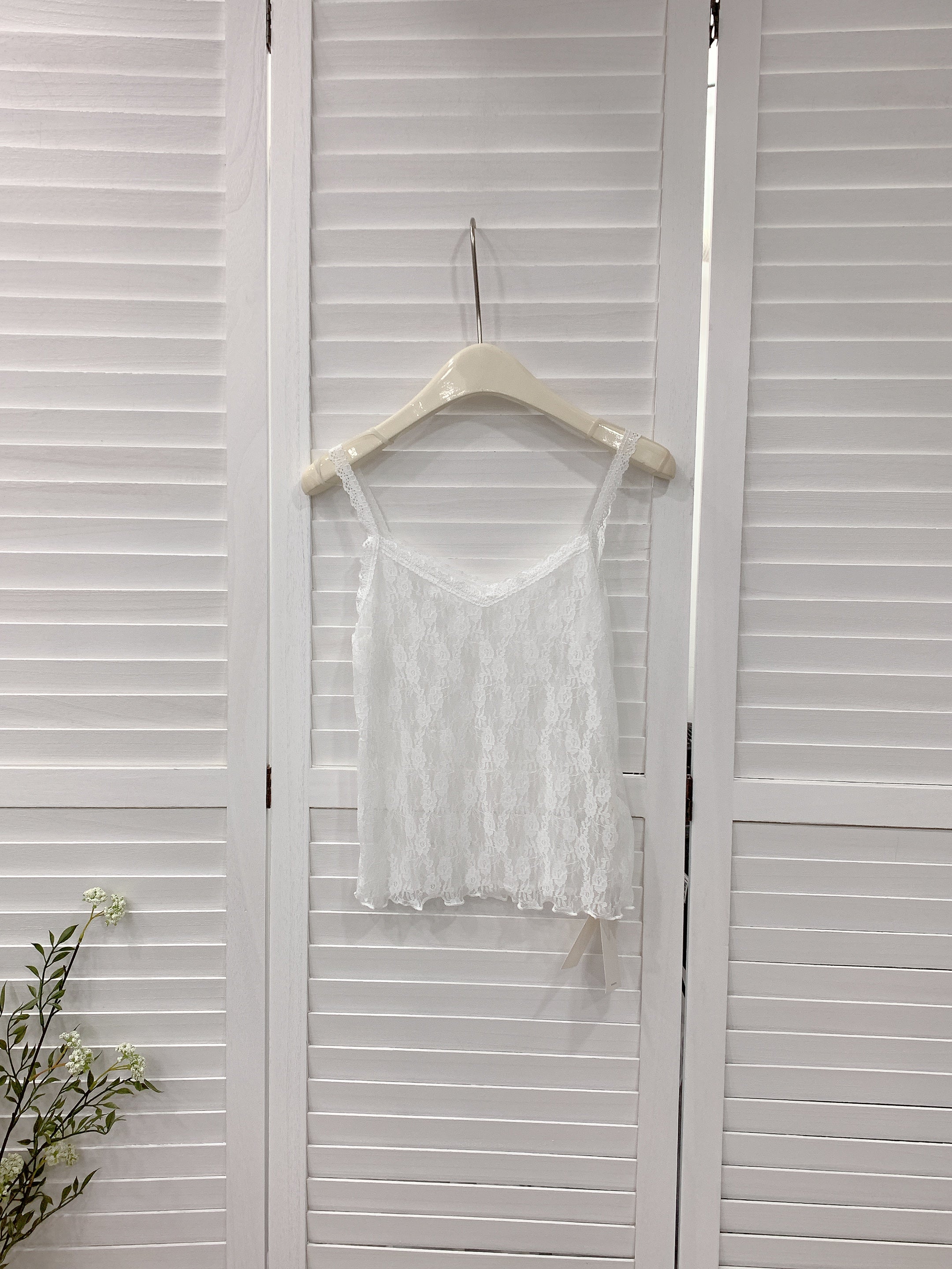 HELLO MILK TEE- 86222 吊帶上衣