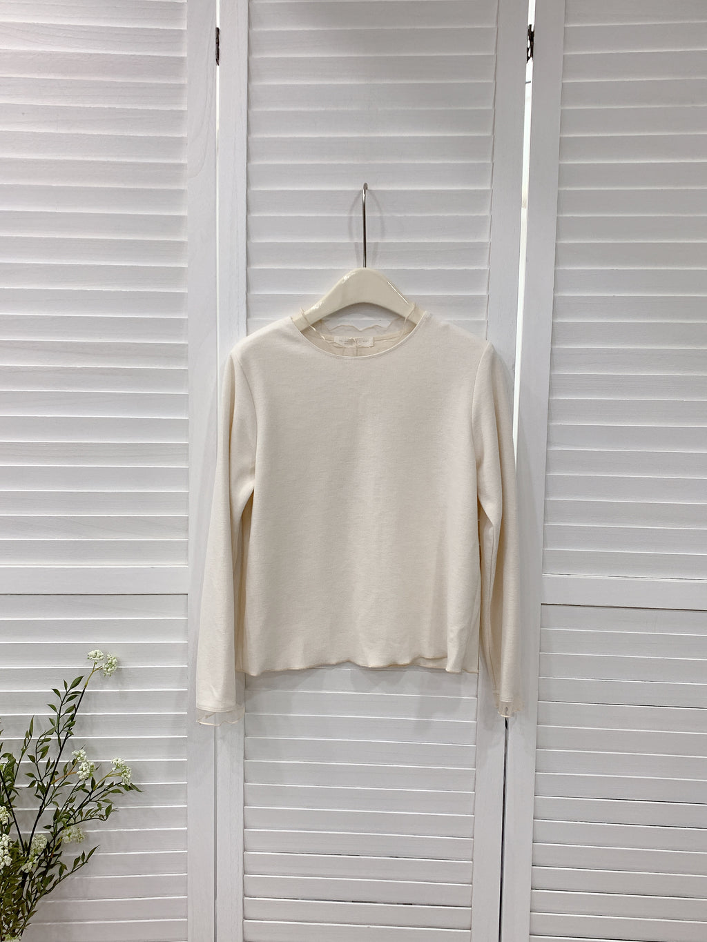 HELLO MILK TEE- 85998  純色上衣