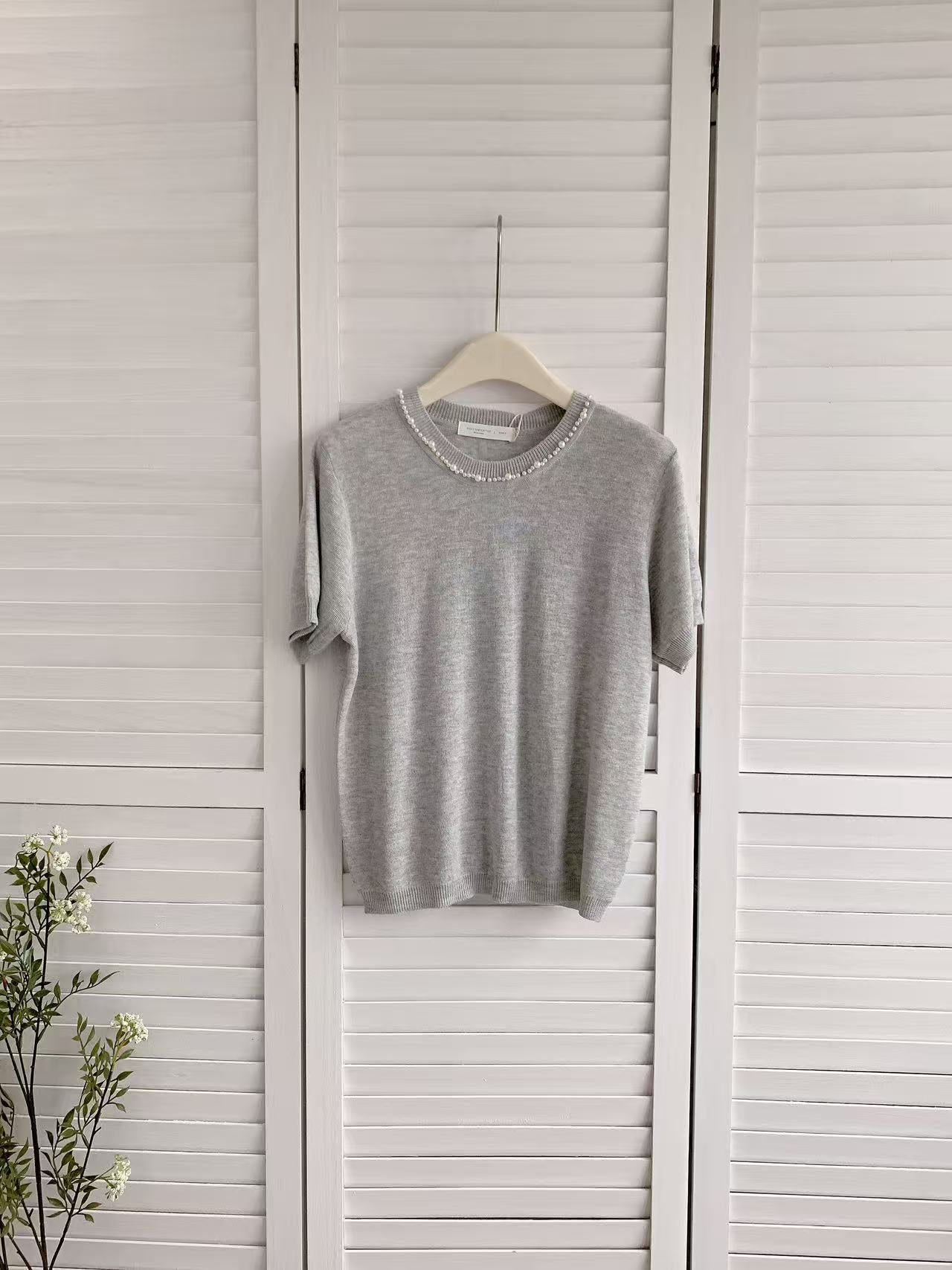 HELLO MILK TEE- 86181 圓領短袖衫