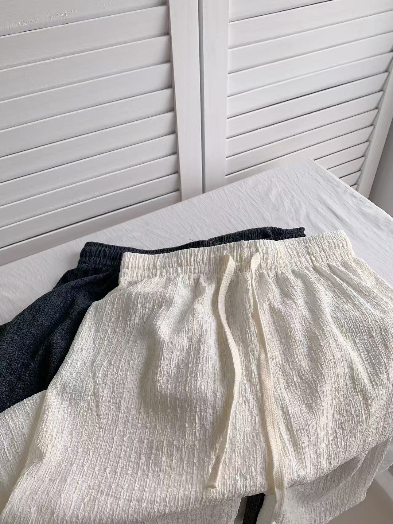 HELLO MILK TEE- 86158 簡約長褲