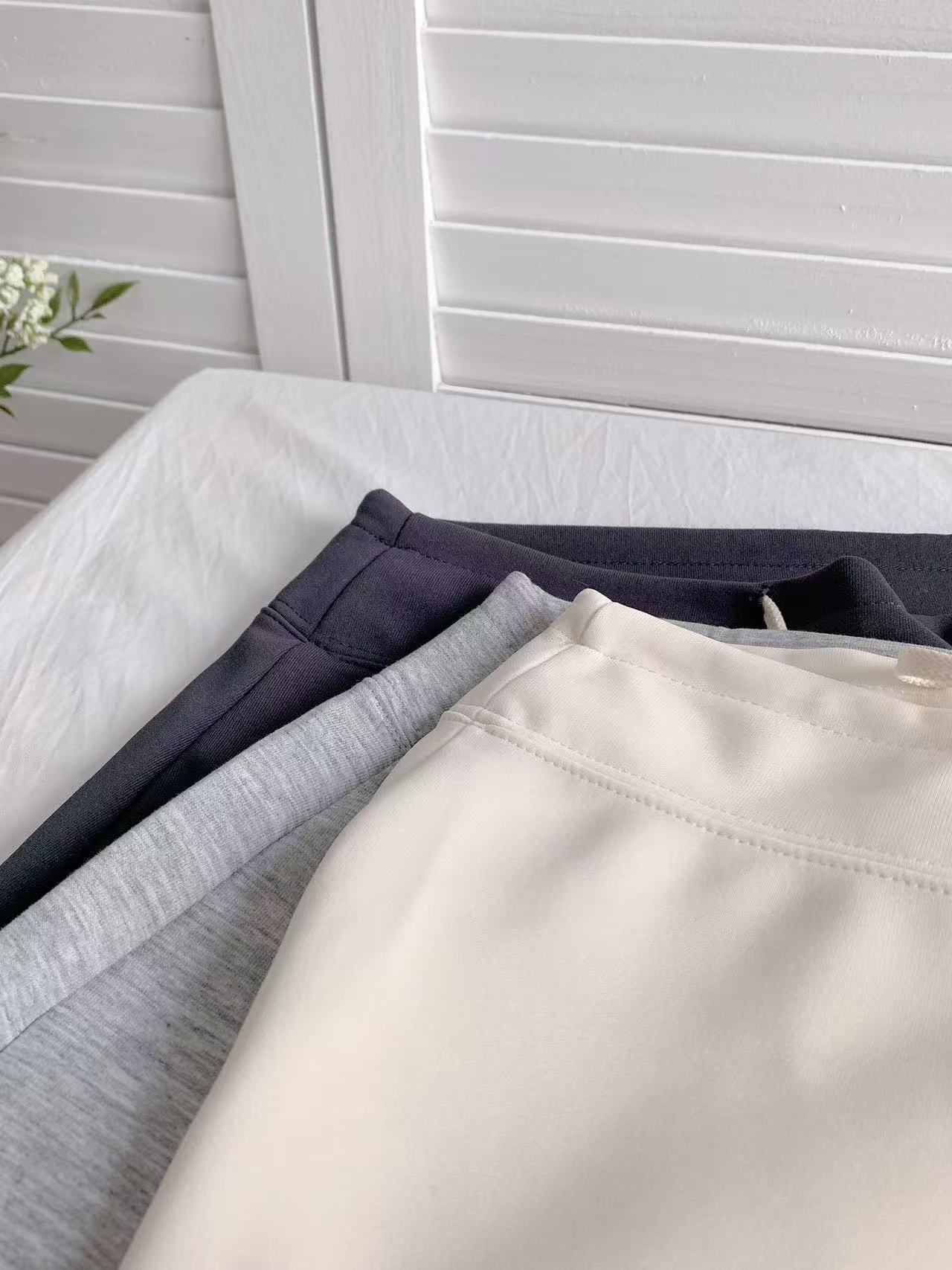 HELLO MILK TEE- 86157 抽繩長褲