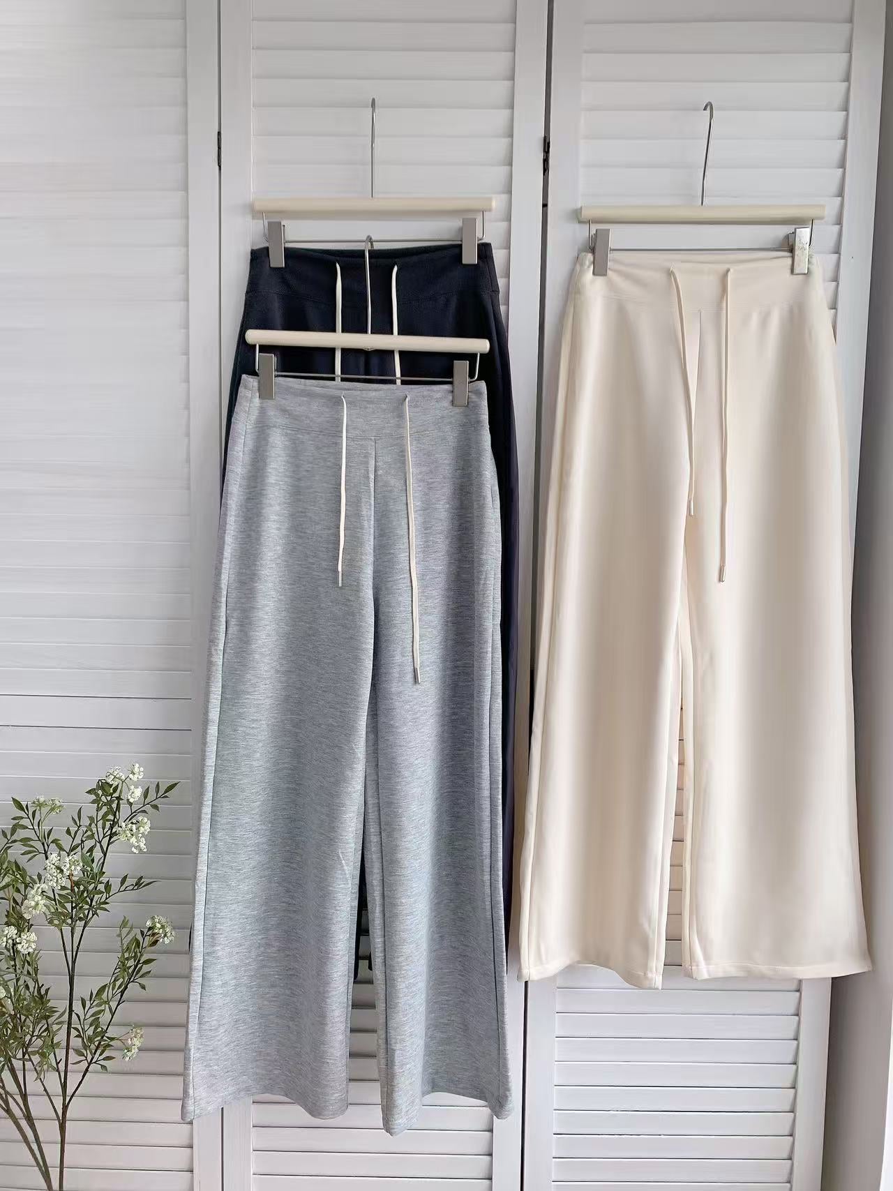 HELLO MILK TEE- 86157 抽繩長褲