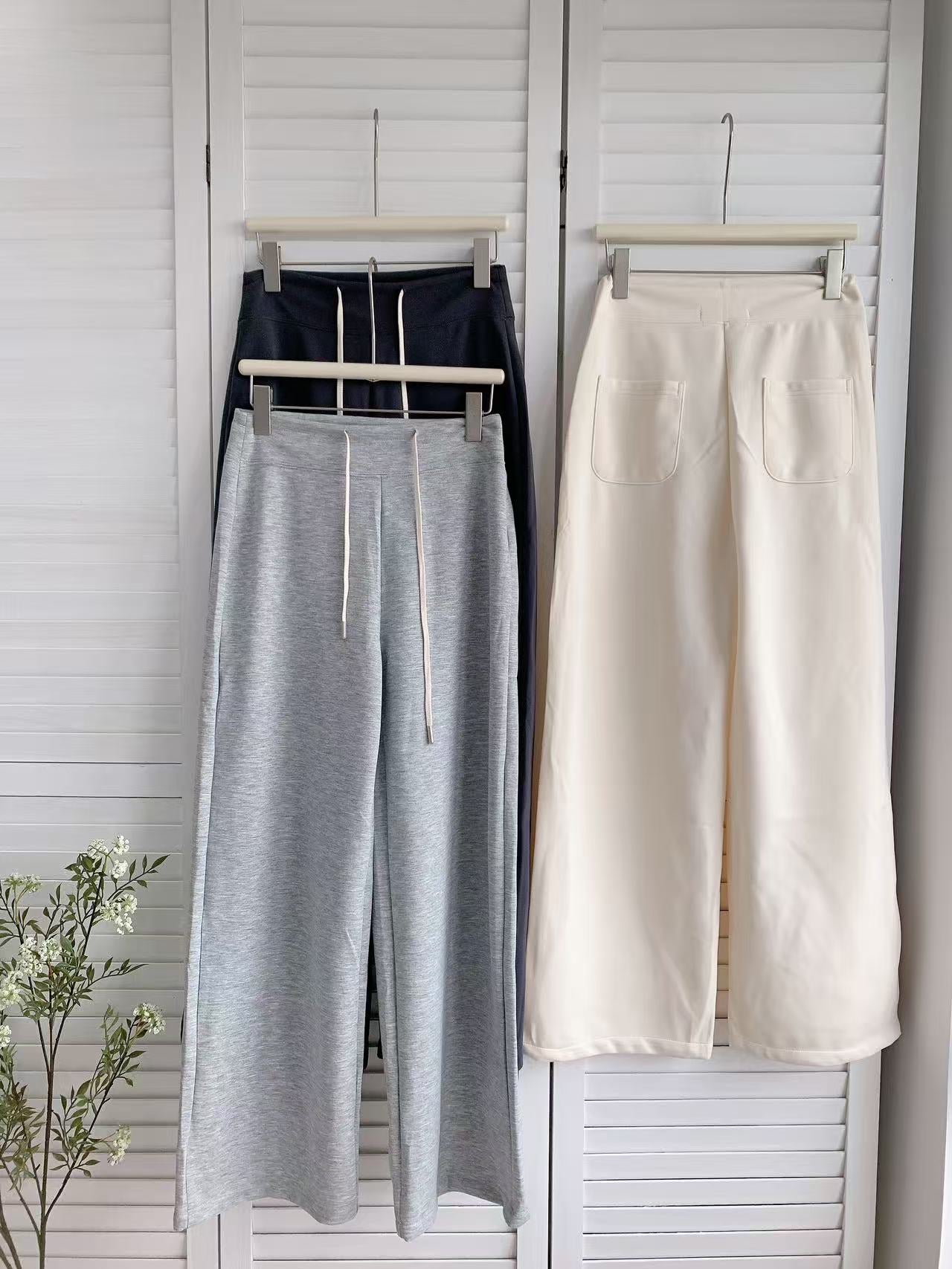 HELLO MILK TEE- 86157 抽繩長褲