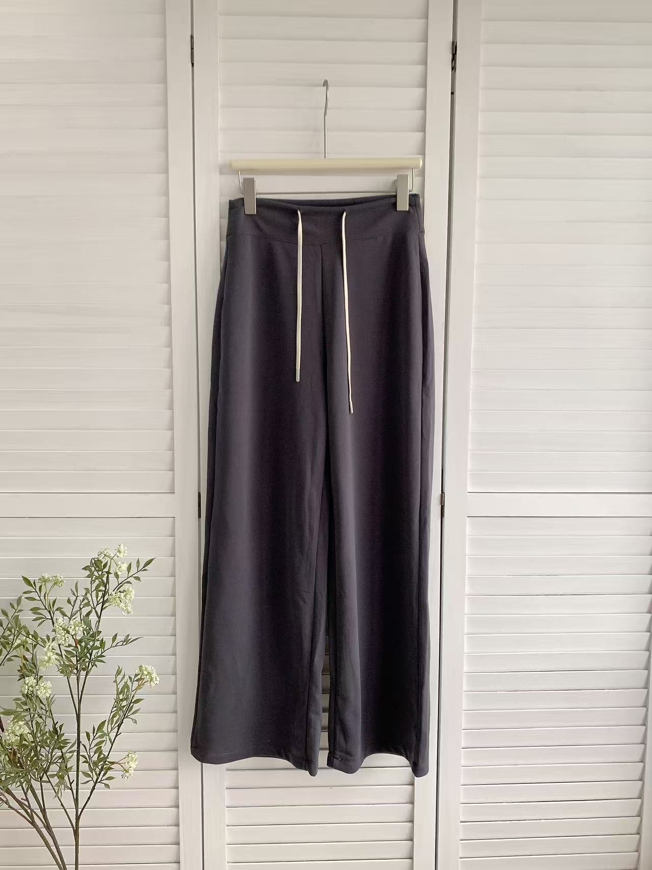 HELLO MILK TEE- 86157 抽繩長褲