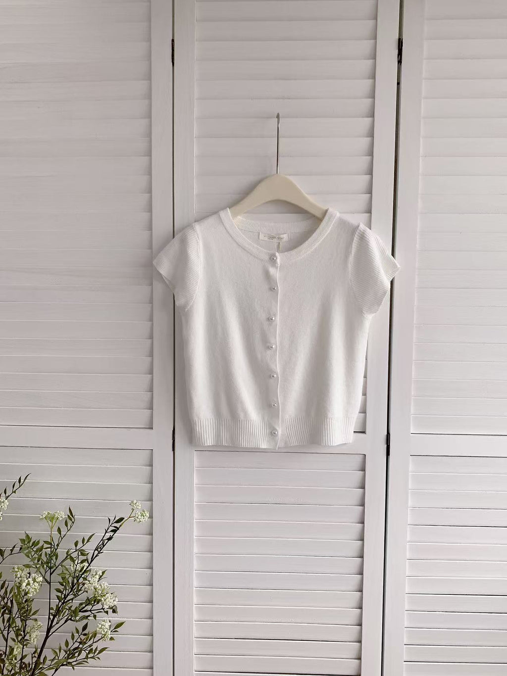 HELLO MILK TEE- 86183 簡約小衫