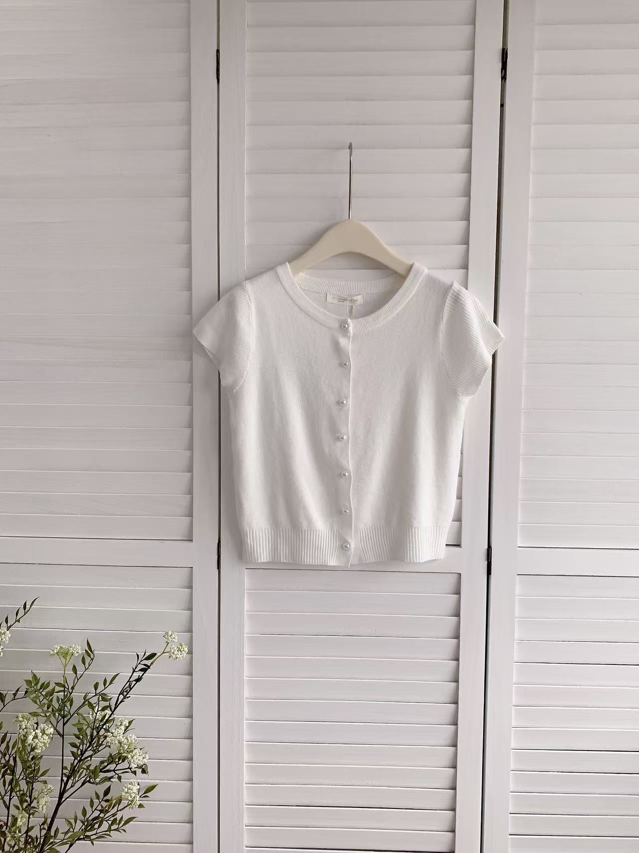 HELLO MILK TEE- 86183 簡約小衫