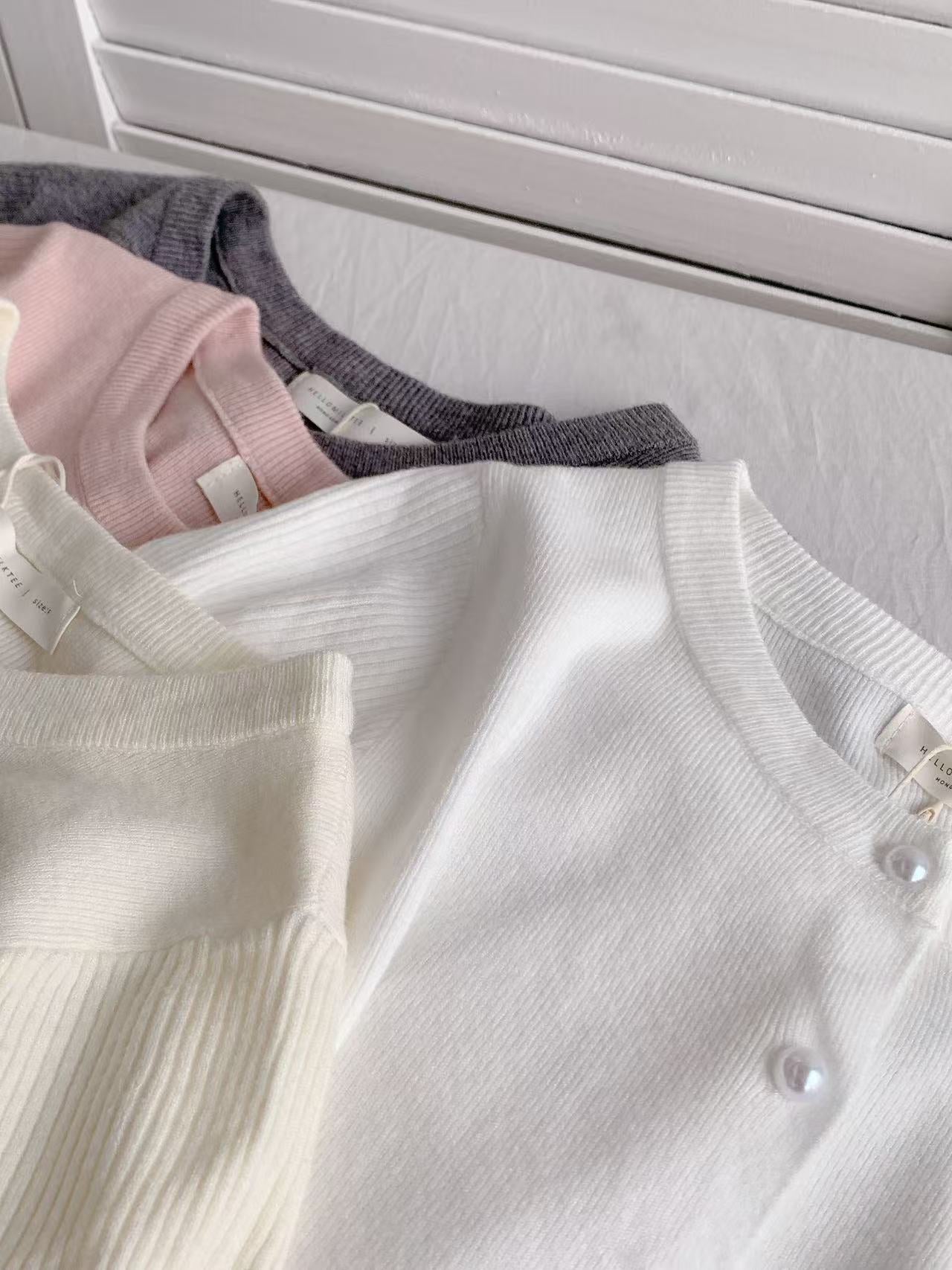 HELLO MILK TEE- 86183 簡約小衫