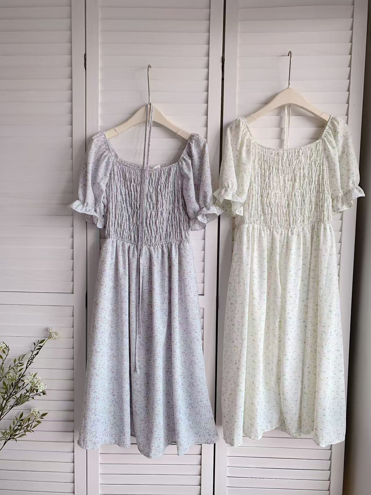 HELLO MILK TEE- 86226 碎花連衣裙