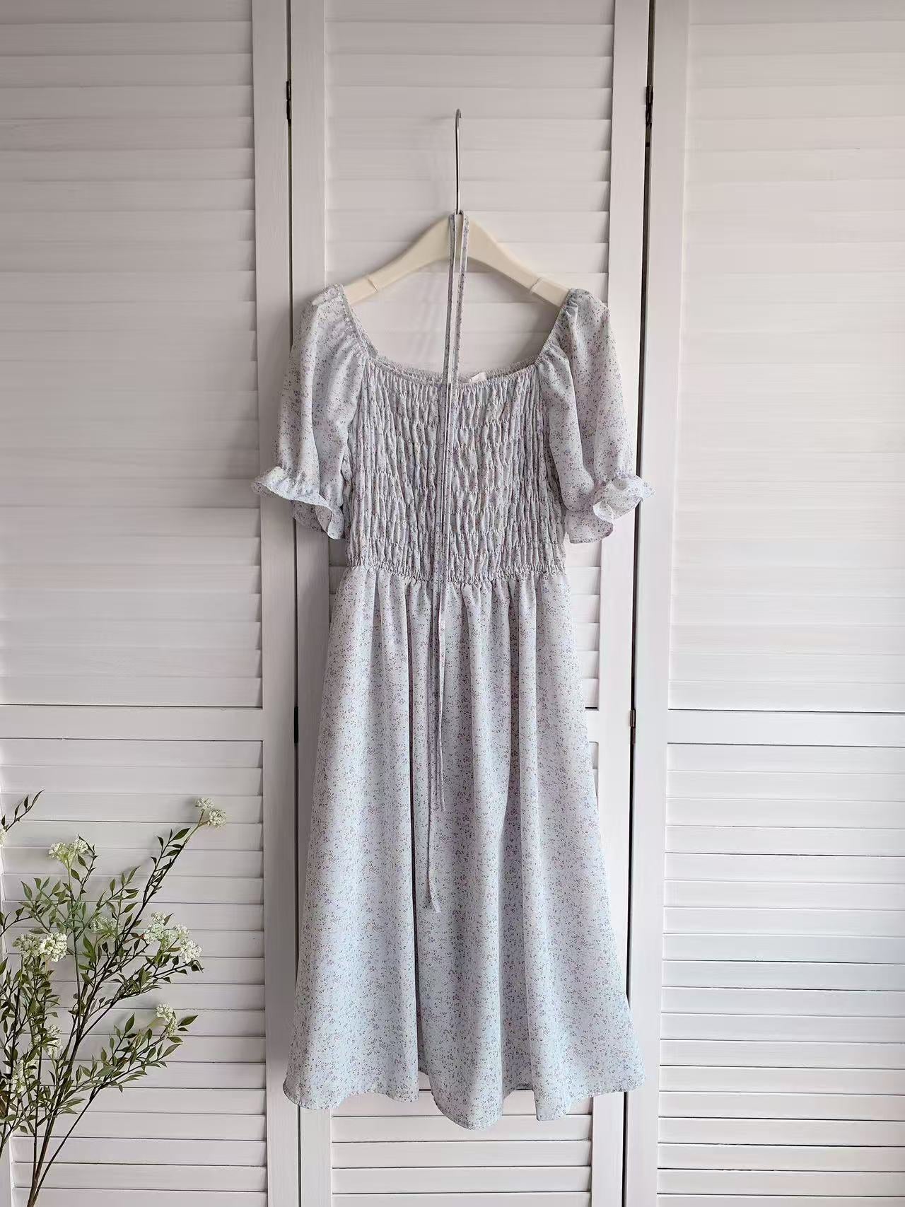 HELLO MILK TEE- 86226 碎花連衣裙