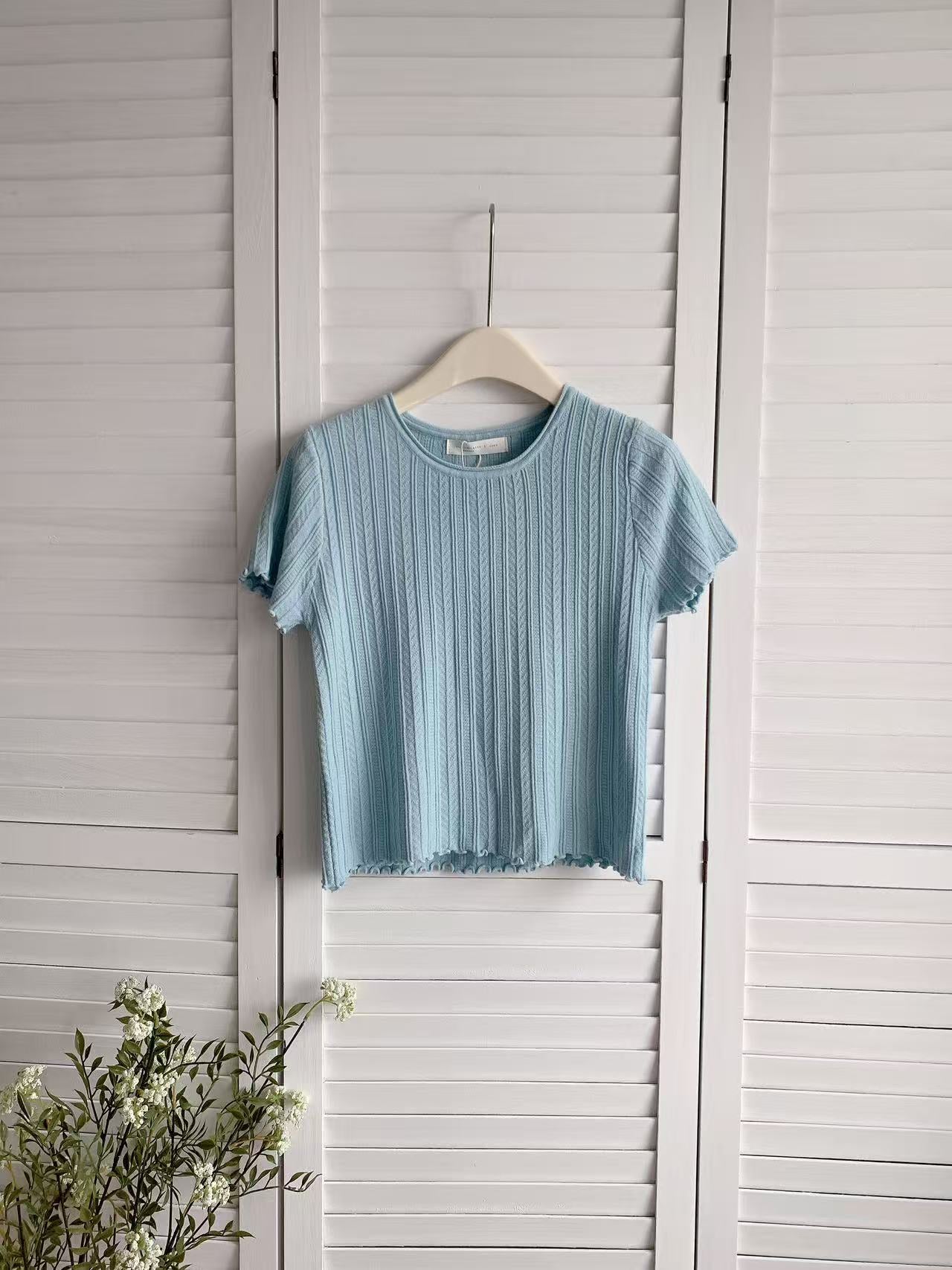 HELLO MILK TEE- 86154 圓領短袖