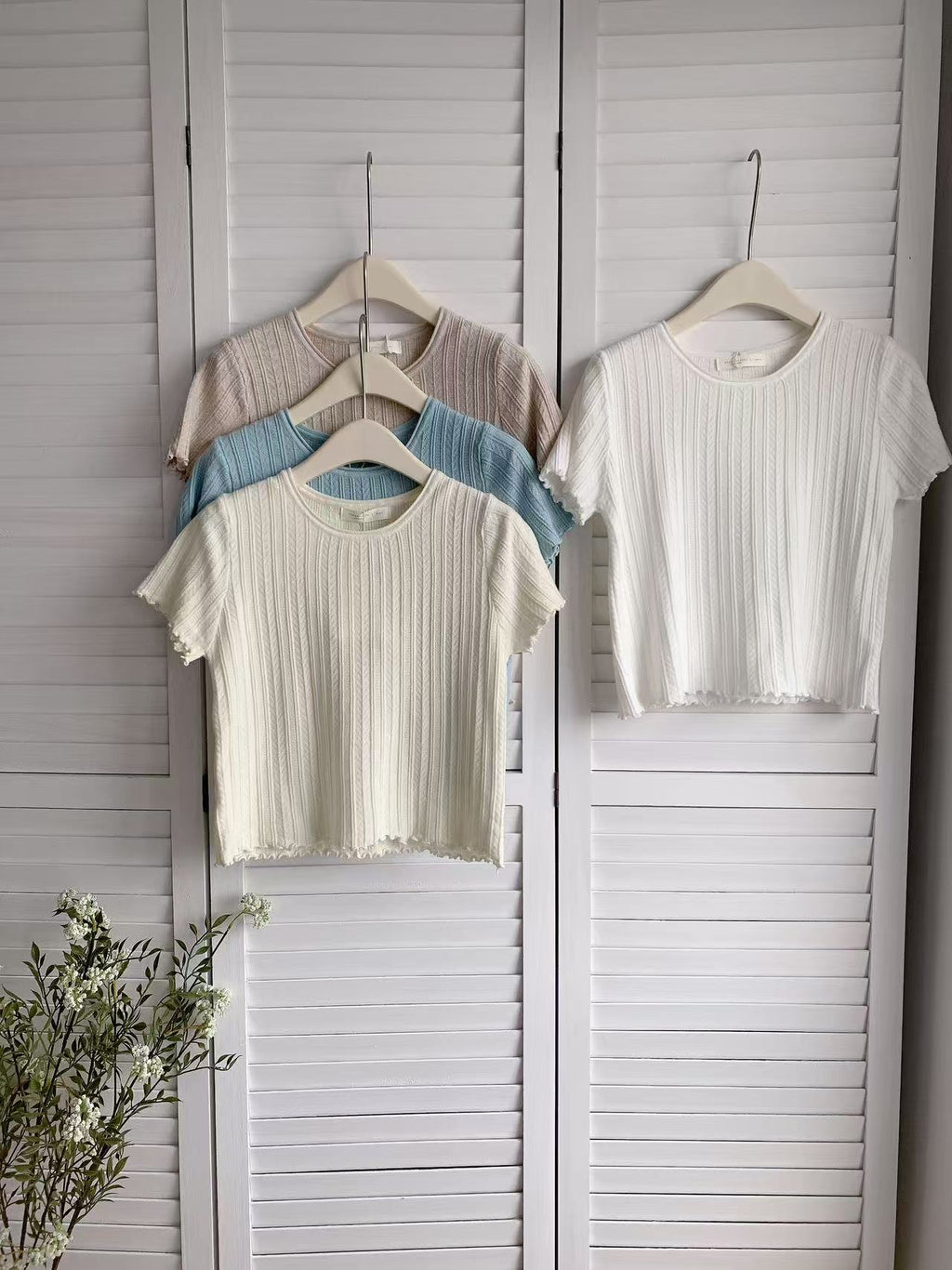 HELLO MILK TEE- 86154 圓領短袖
