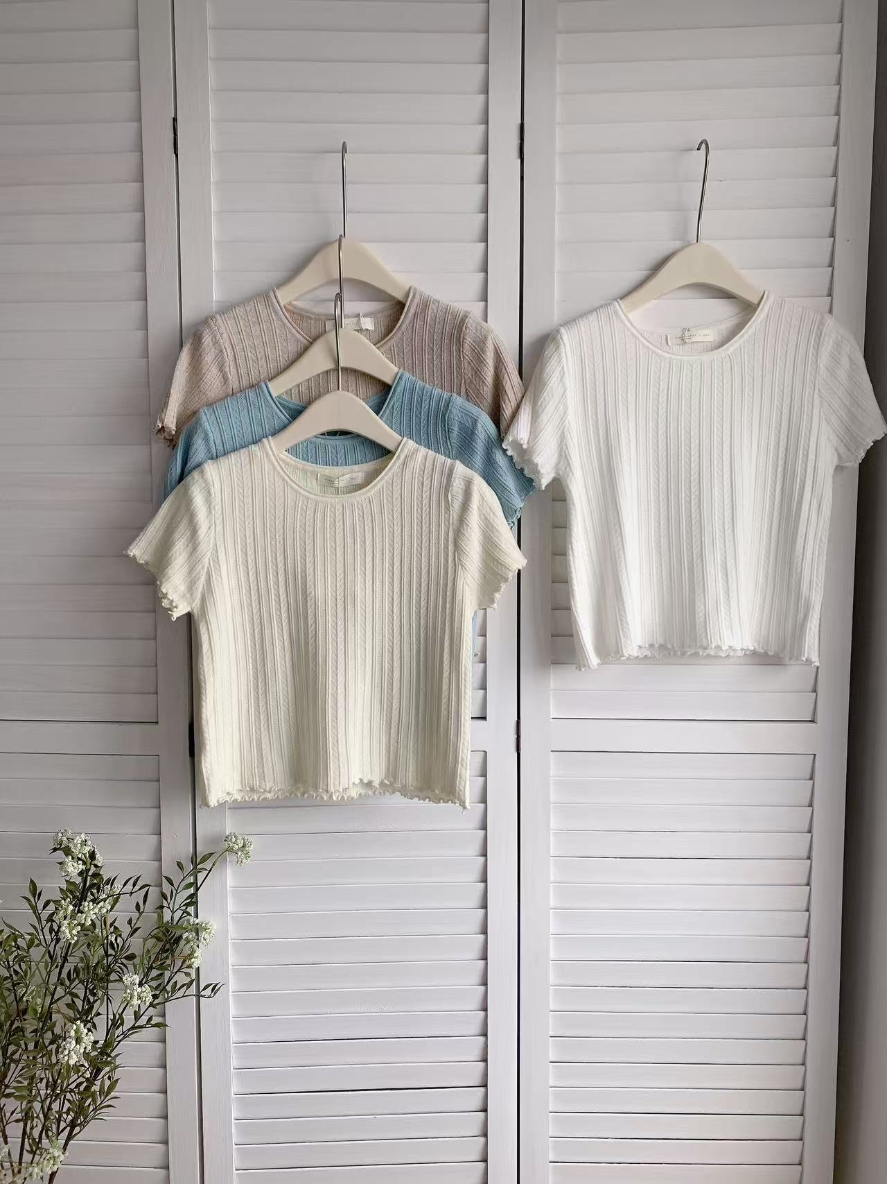 HELLO MILK TEE- 86154 圓領短袖