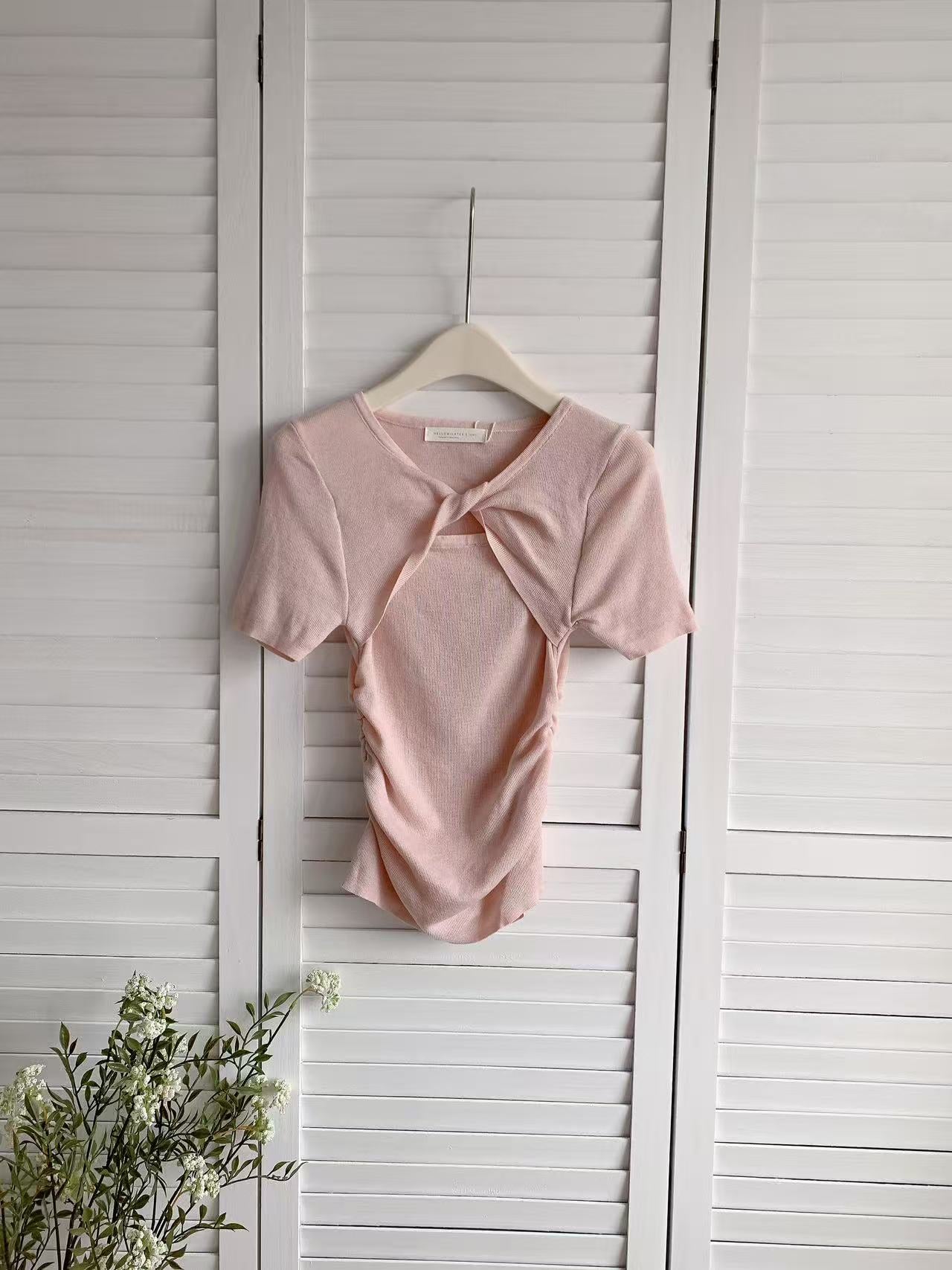 HELLO MILK TEE- 86051 短袖上衣