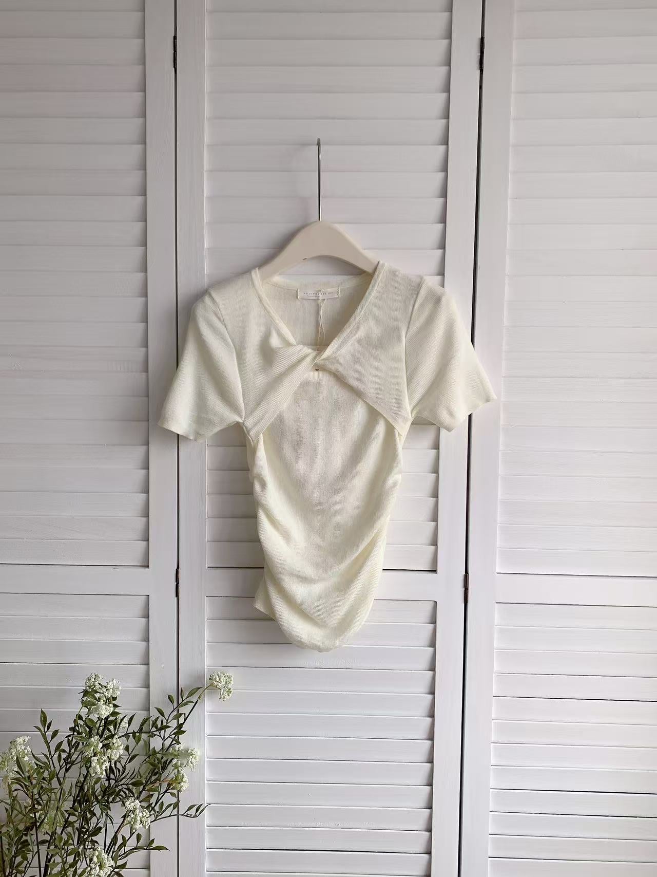 HELLO MILK TEE- 86051 短袖上衣