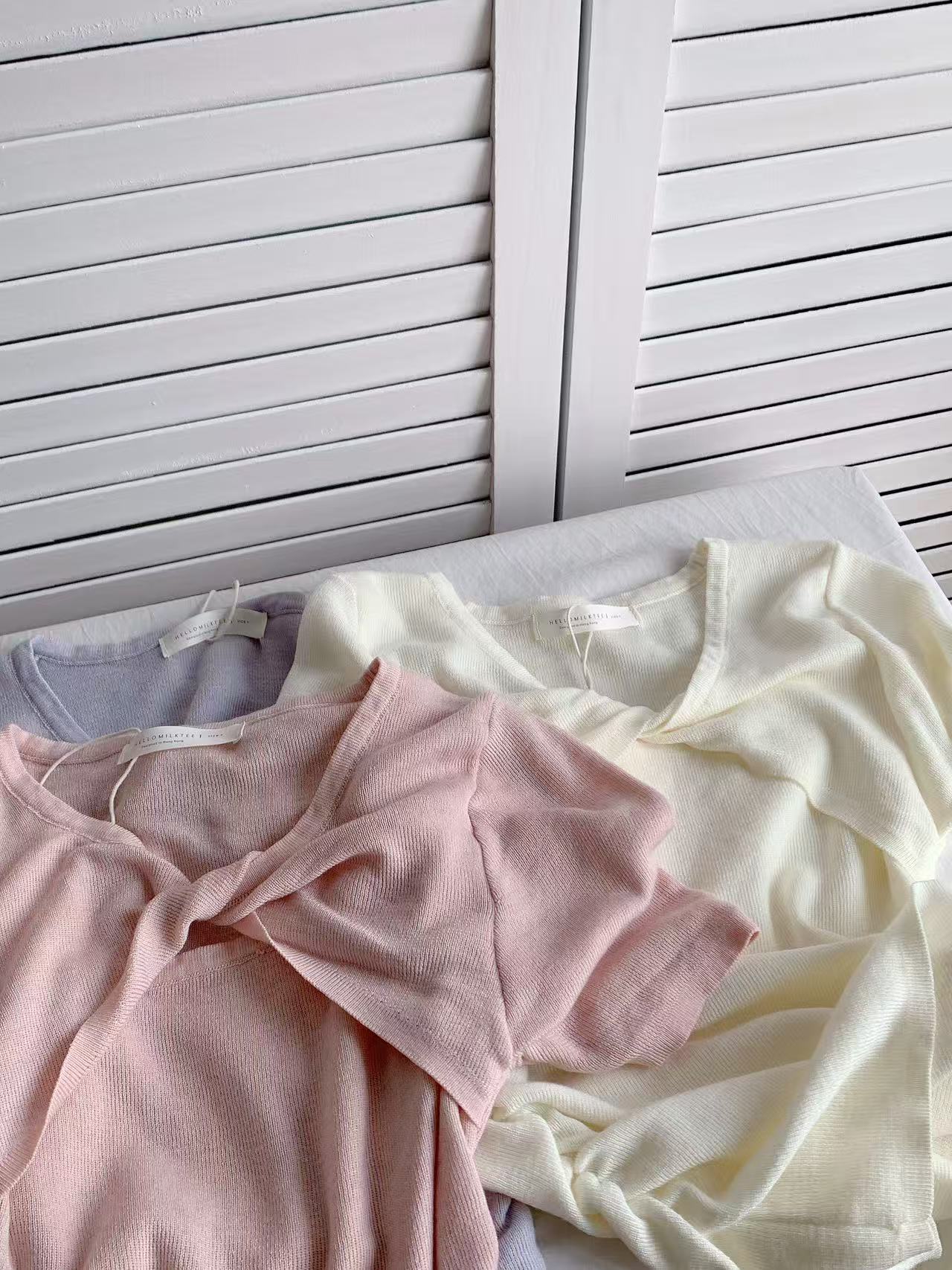 HELLO MILK TEE- 86051 短袖上衣