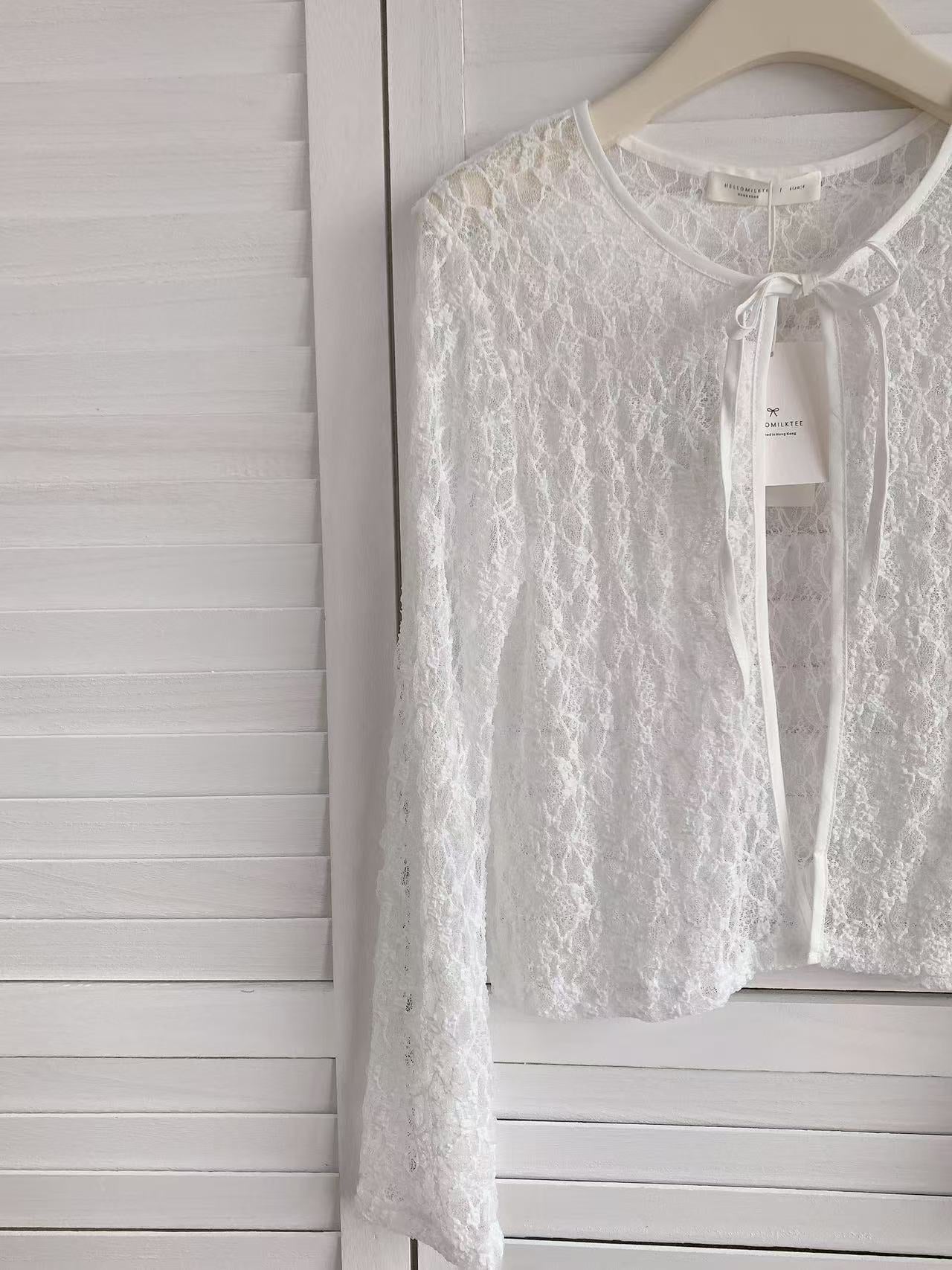 HELLO MILK TEE- 86228 百搭開衫