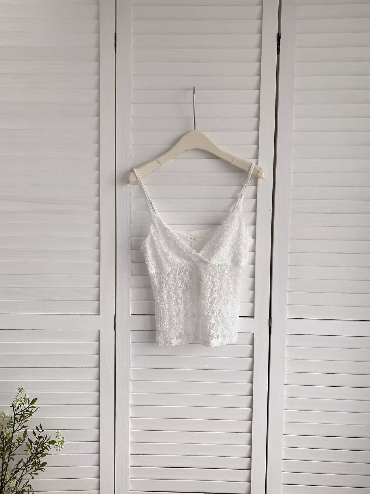 HELLO MILK TEE- 86229 吊帶上衣