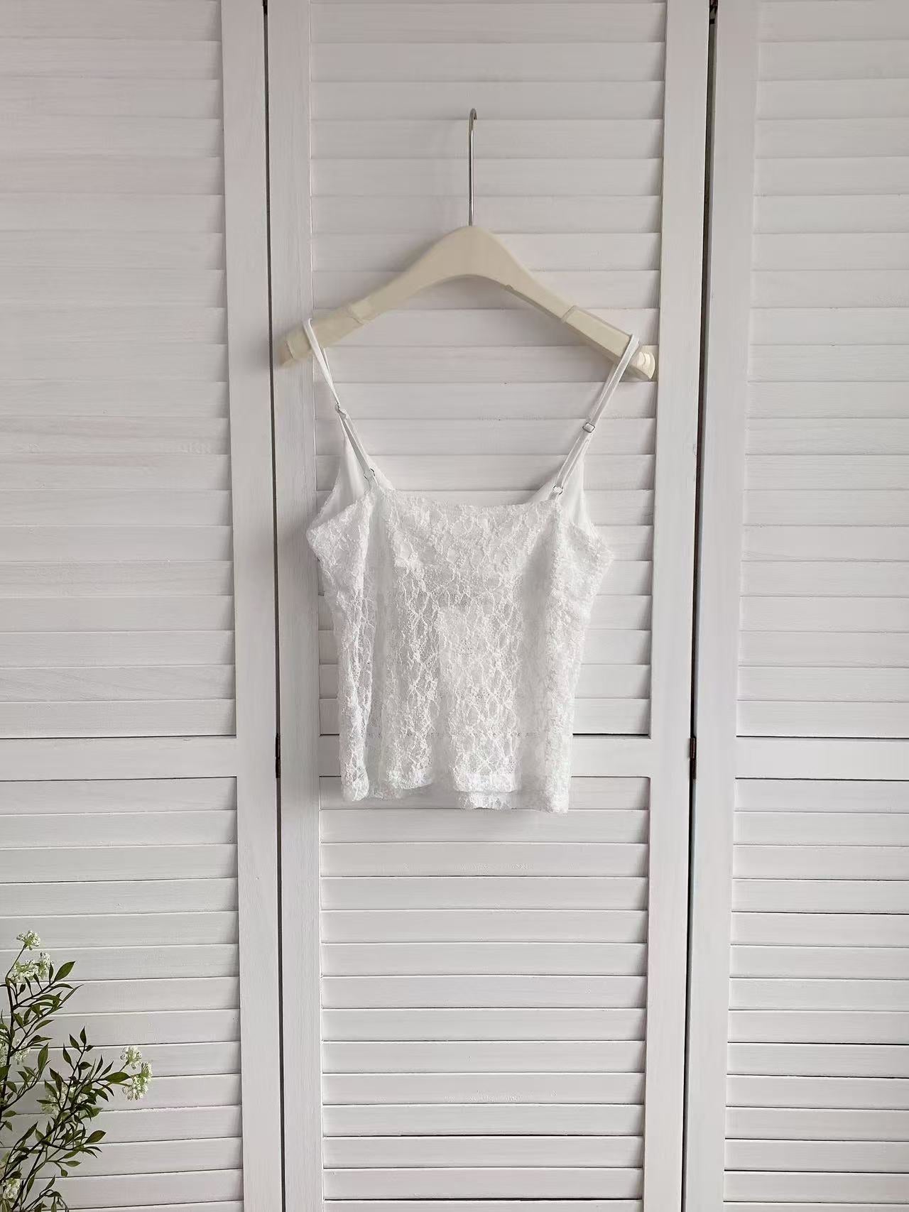 HELLO MILK TEE- 86229 吊帶上衣