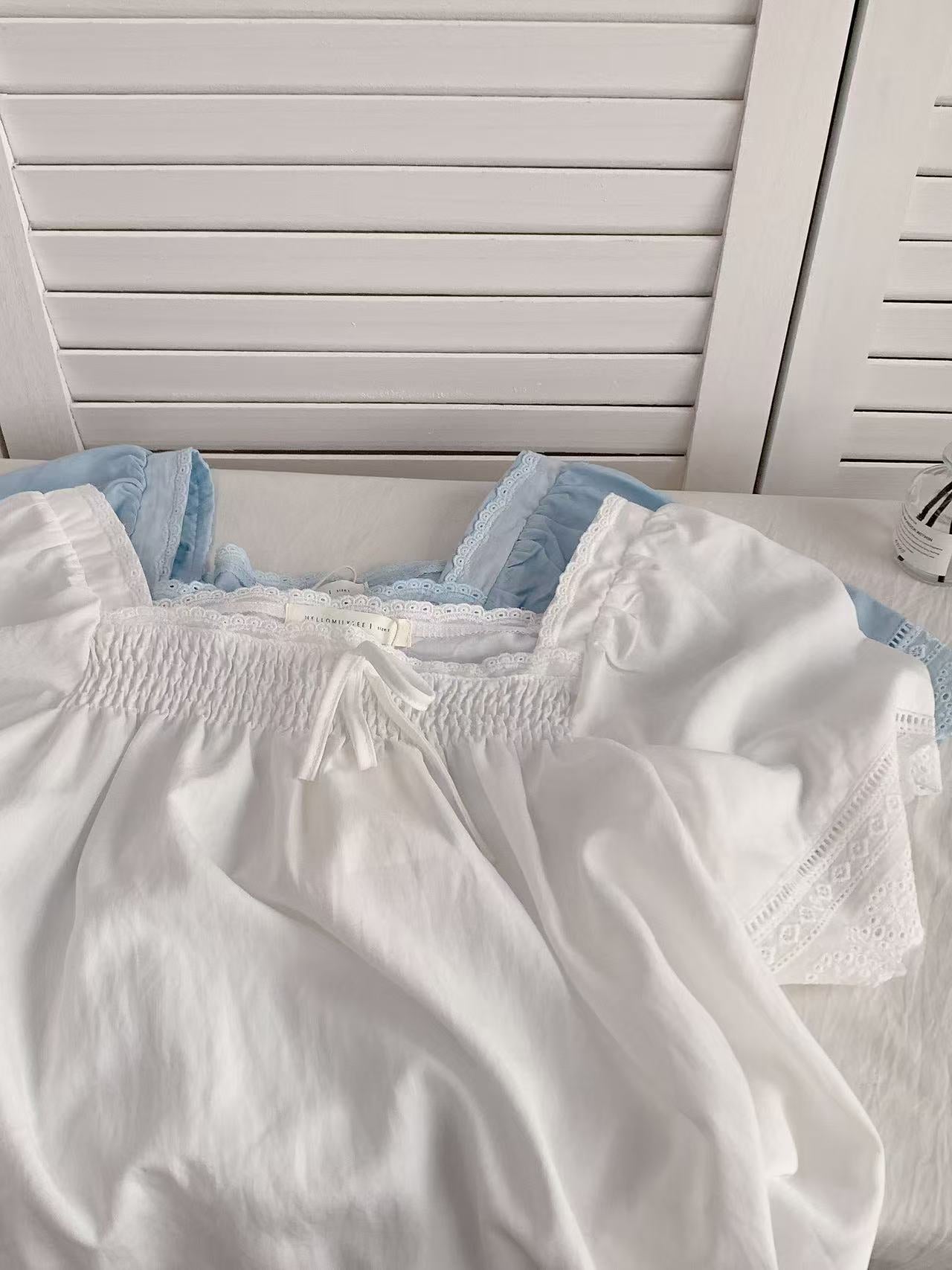 HELLO MILK TEE- 86240 方領上衣