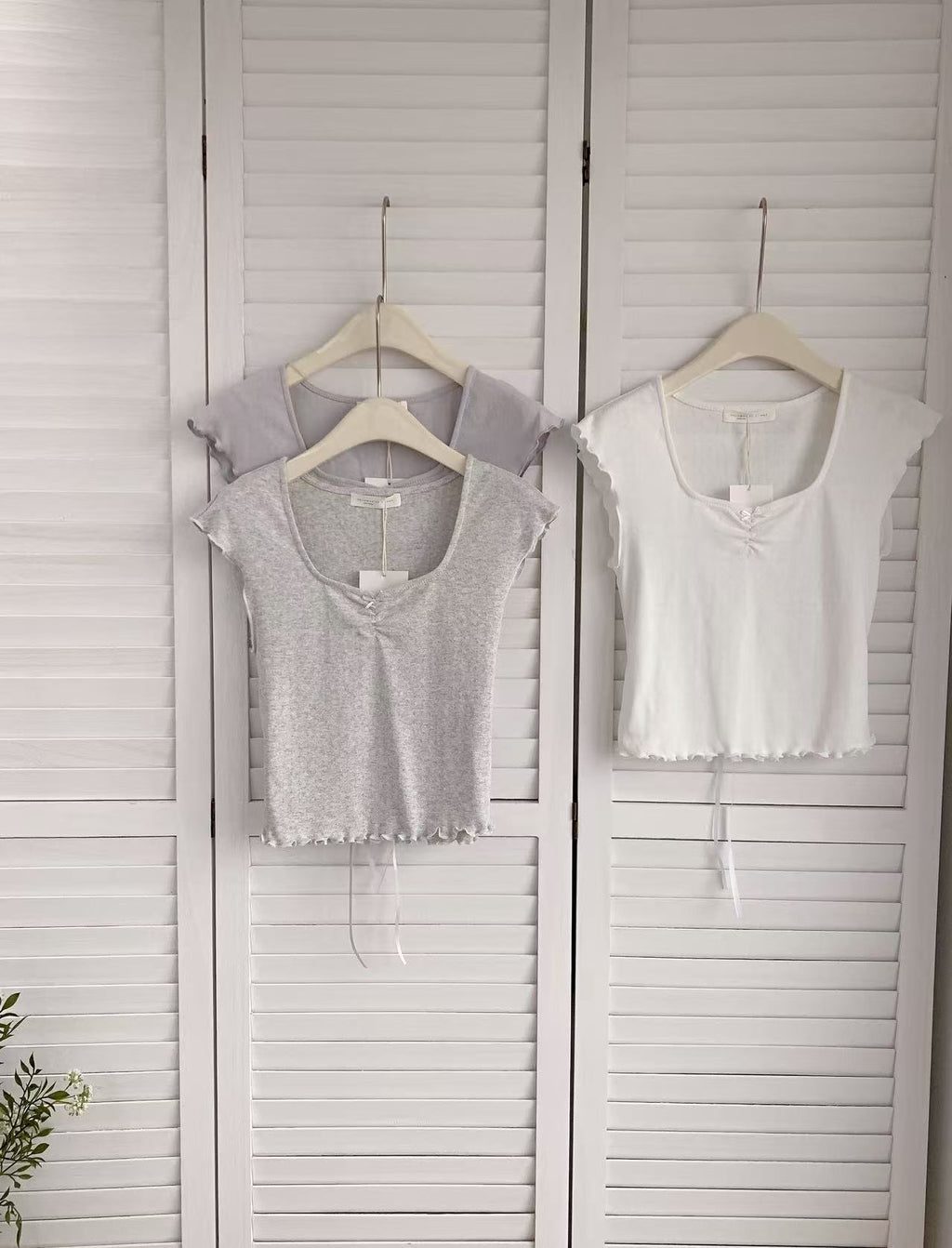 HELLO MILK TEE- 86250 方領上衣