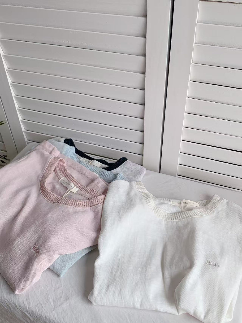 HELLO MILK TEE- 86288 簡約短袖