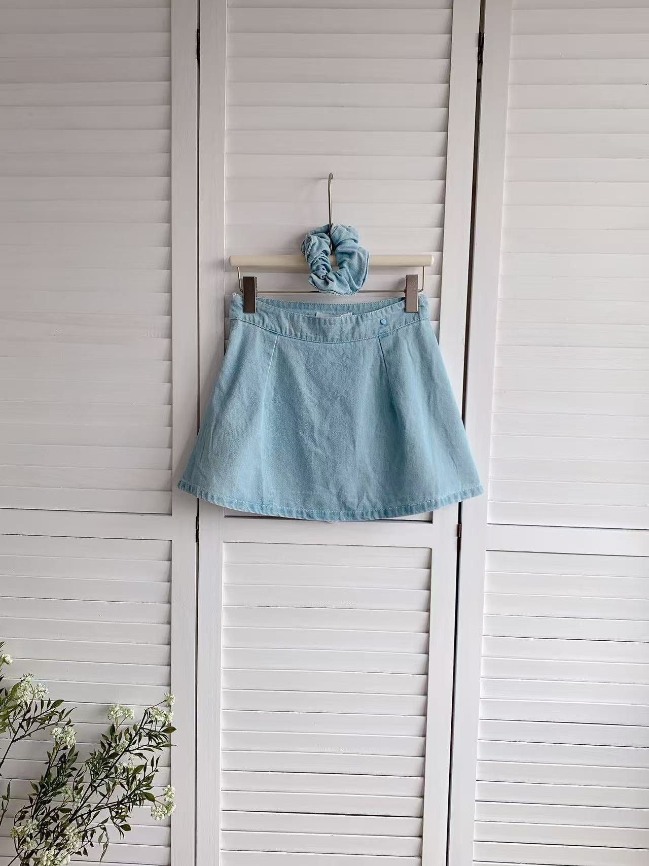 HELLO MILK TEE- 86276 韓系短裙