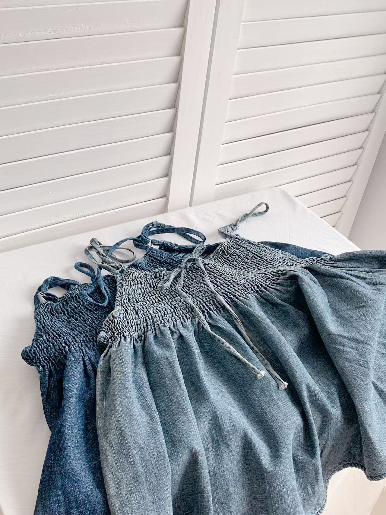 HELLO MILK TEE- 86232 牛仔上衣