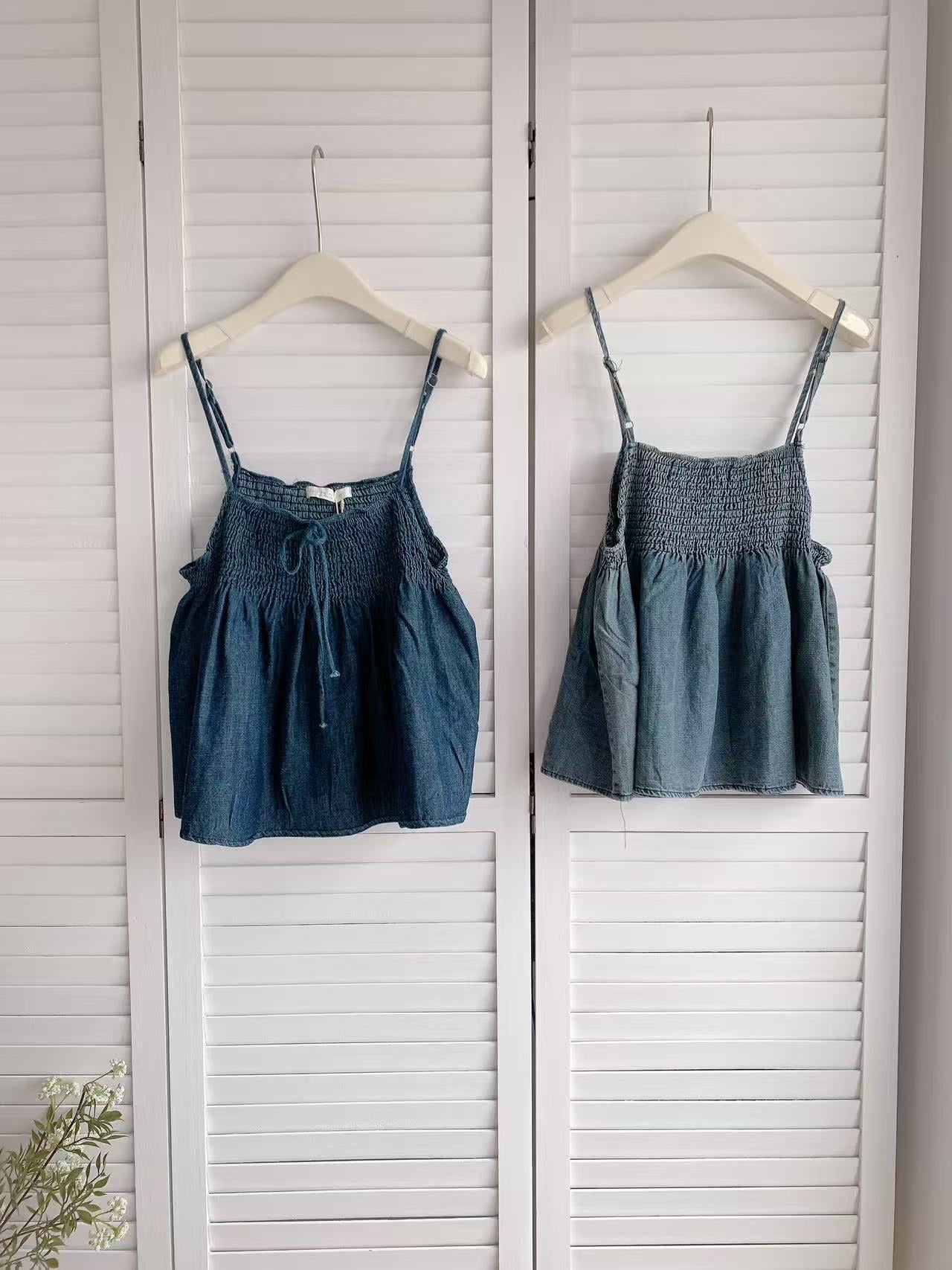 HELLO MILK TEE- 86232 牛仔上衣