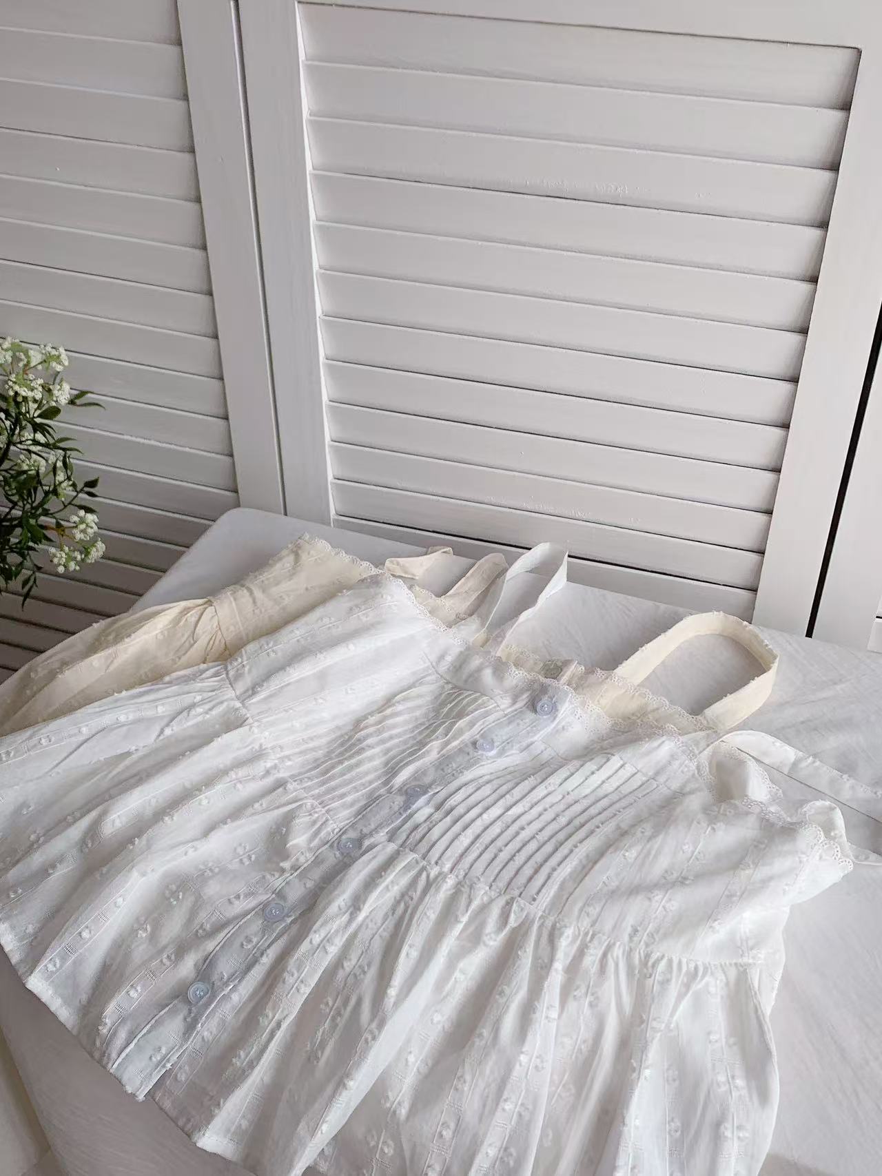 HELLO MILK TEE- 86265 韓系吊帶衫