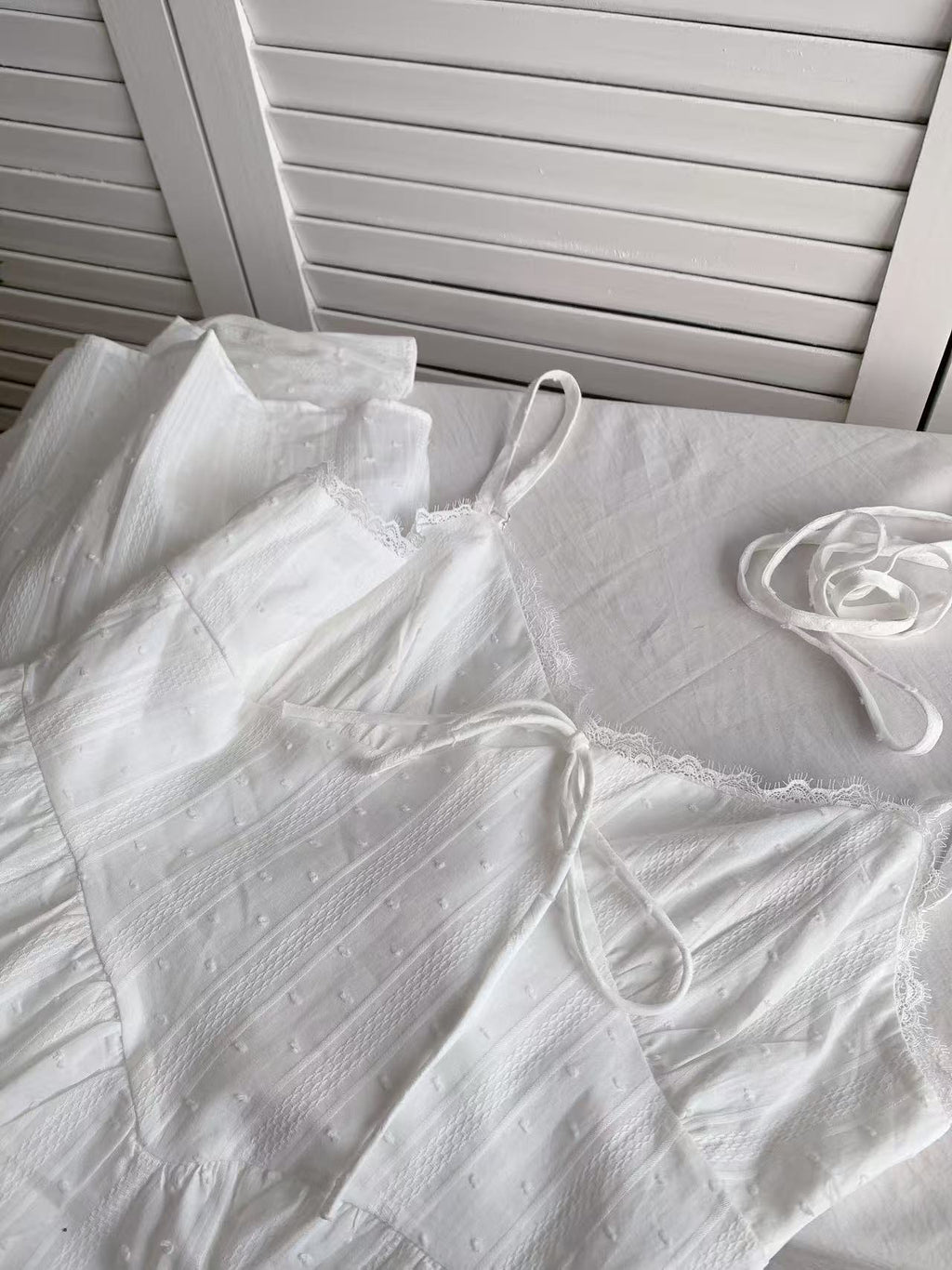 HELLO MILK TEE- 86283 法式吊帶裙