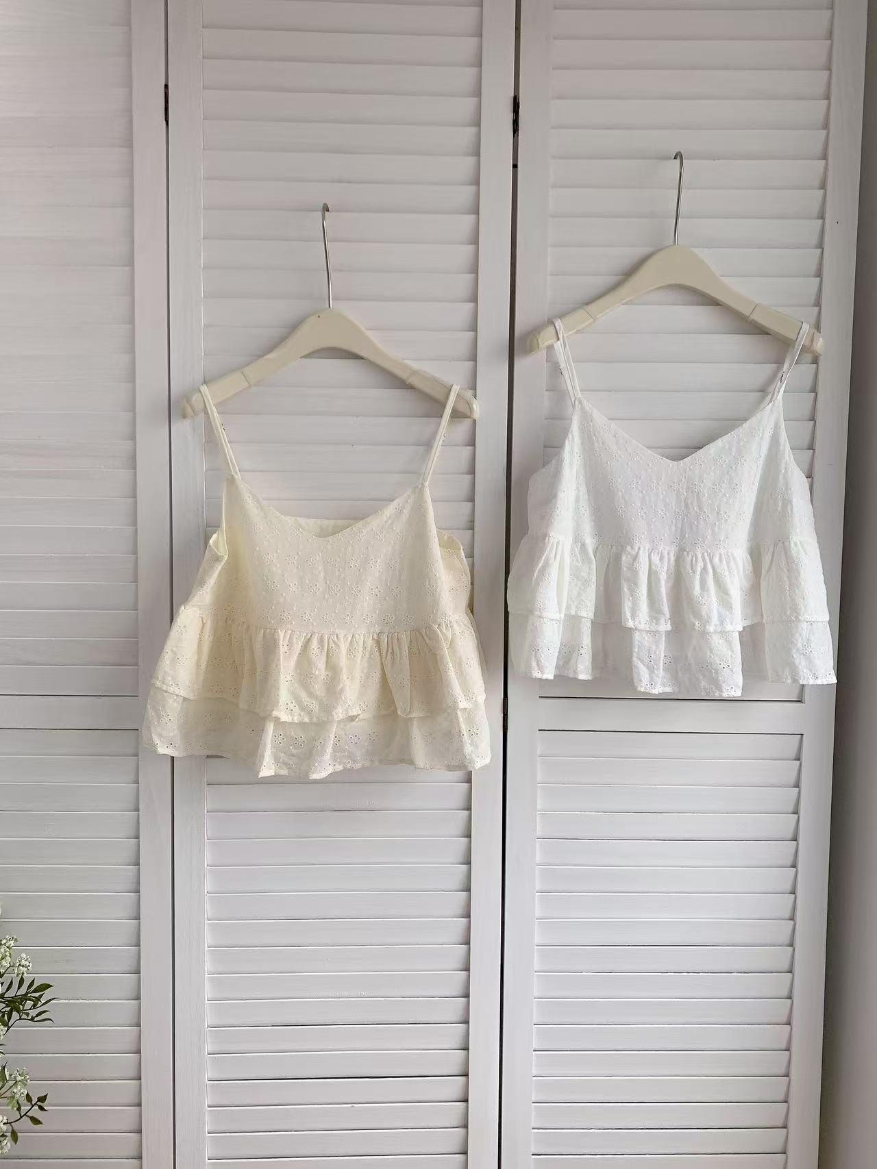 HELLO MILK TEE- 86285 百搭小吊帶