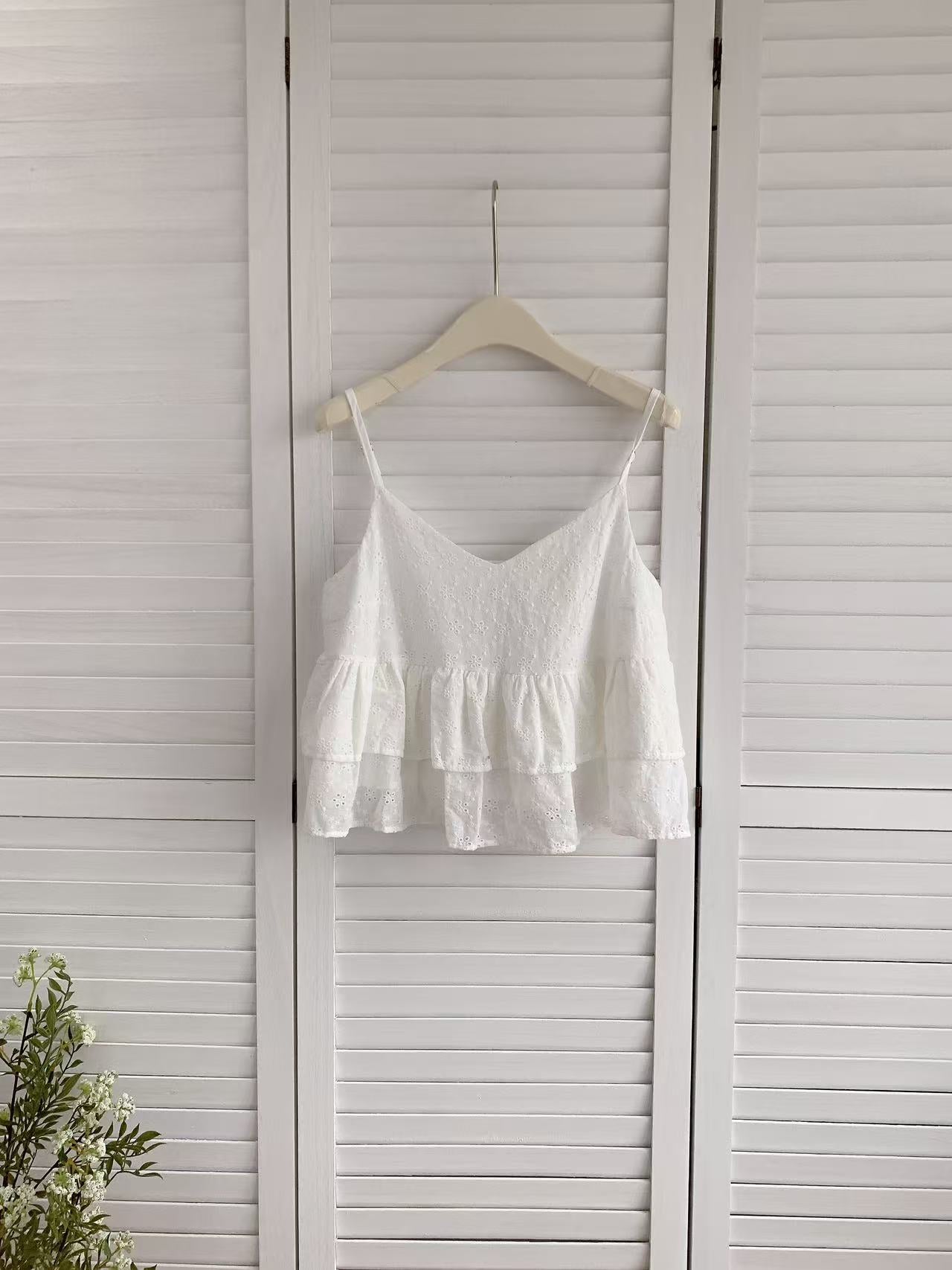 HELLO MILK TEE- 86285 百搭小吊帶