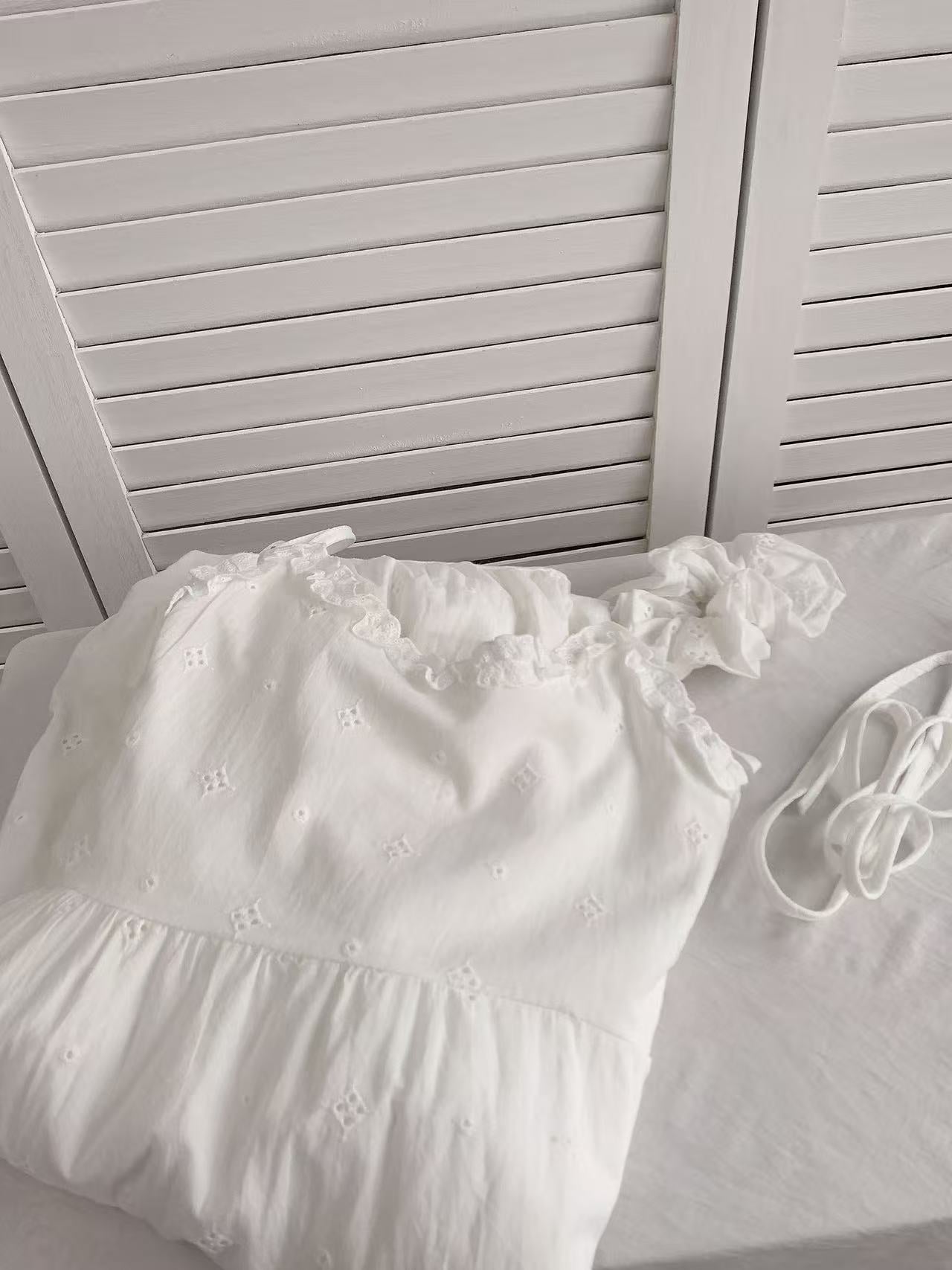 HELLO MILK TEE- 86282 韓系吊帶裙