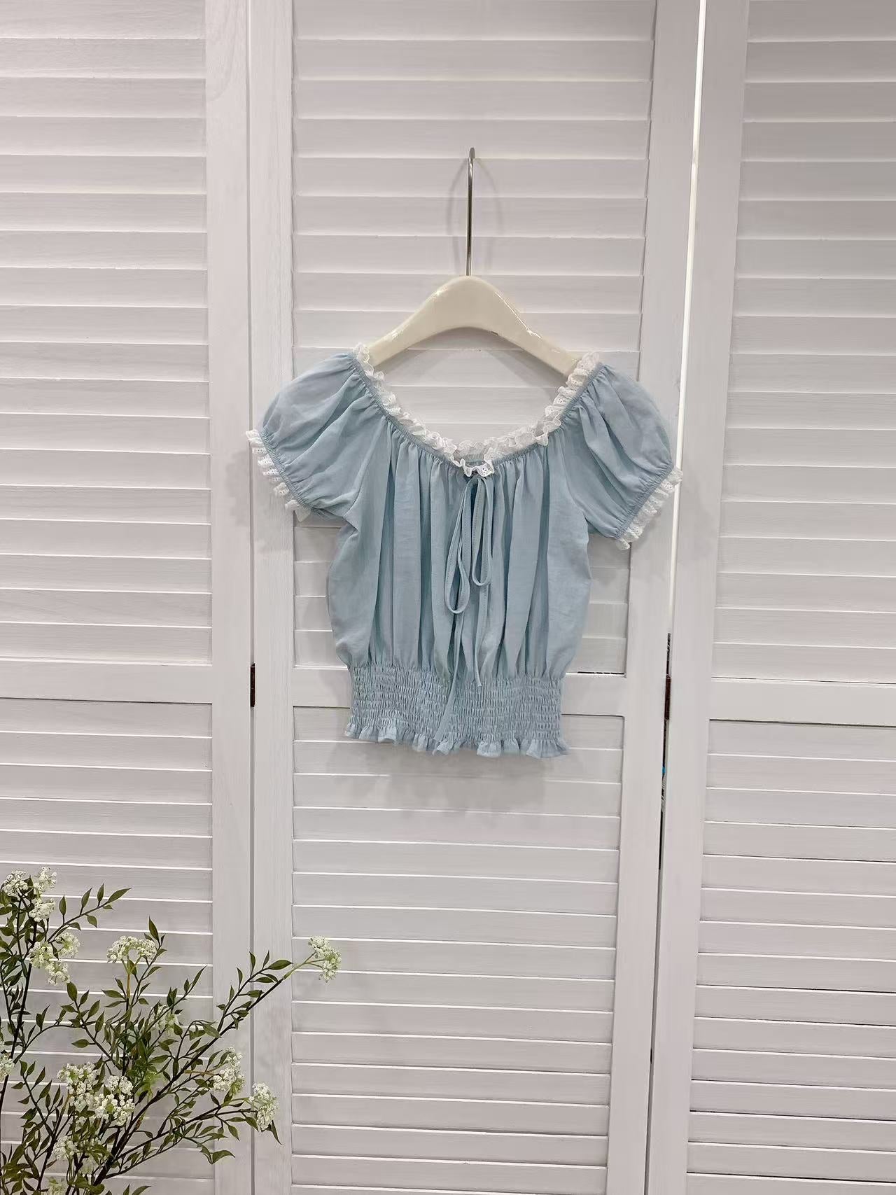 HELLO MILK TEE- 86234 氣質上衣