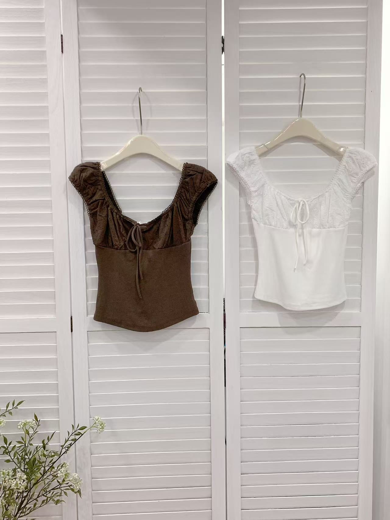 HELLO MILK TEE- 86255 修身上衣