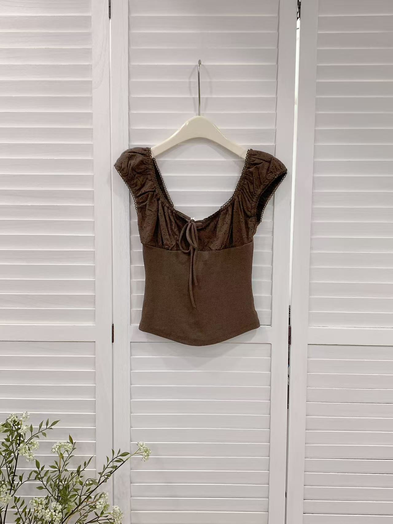 HELLO MILK TEE- 86255 修身上衣