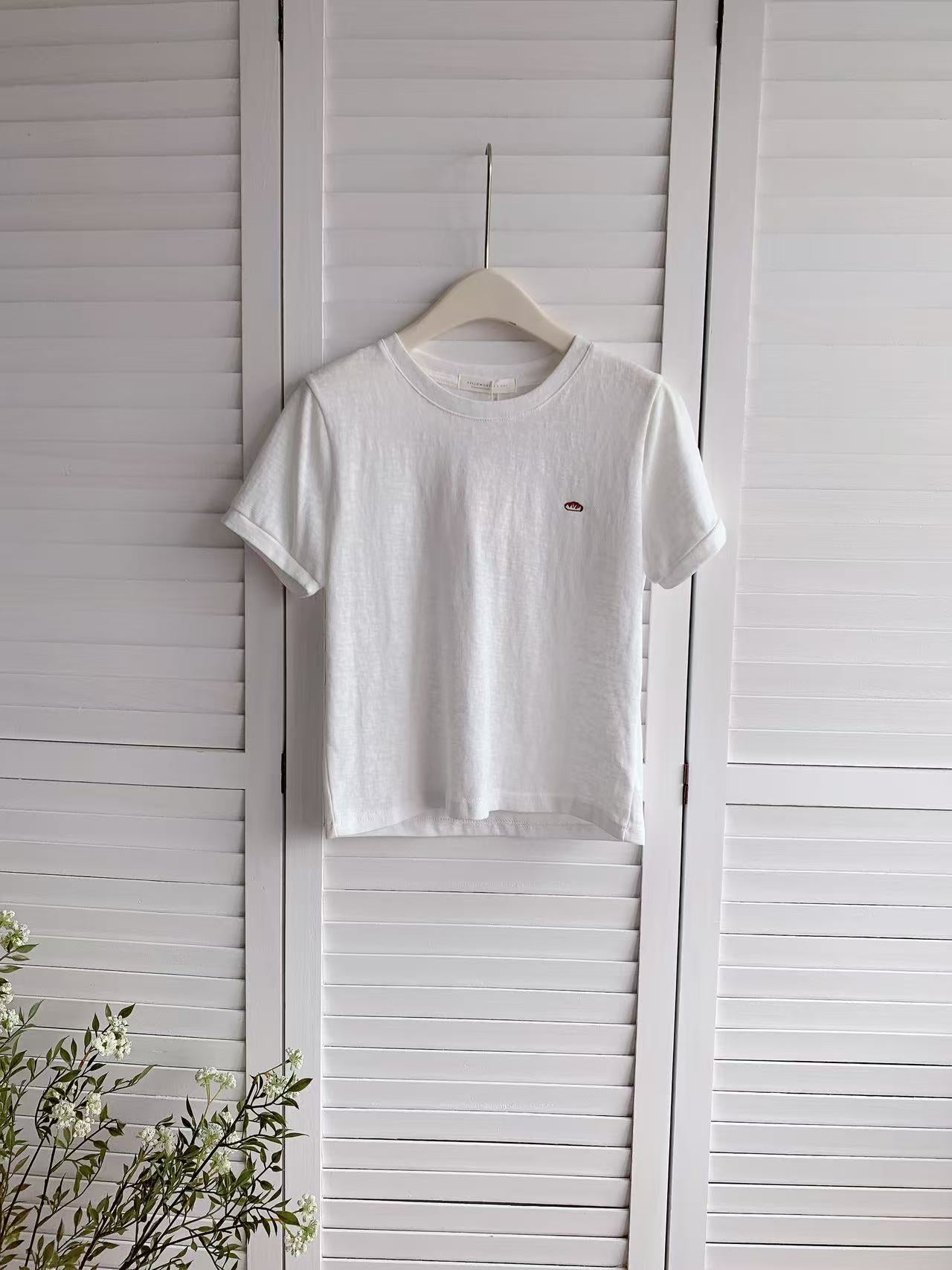 HELLO MILK TEE- 86287 圓領短袖
