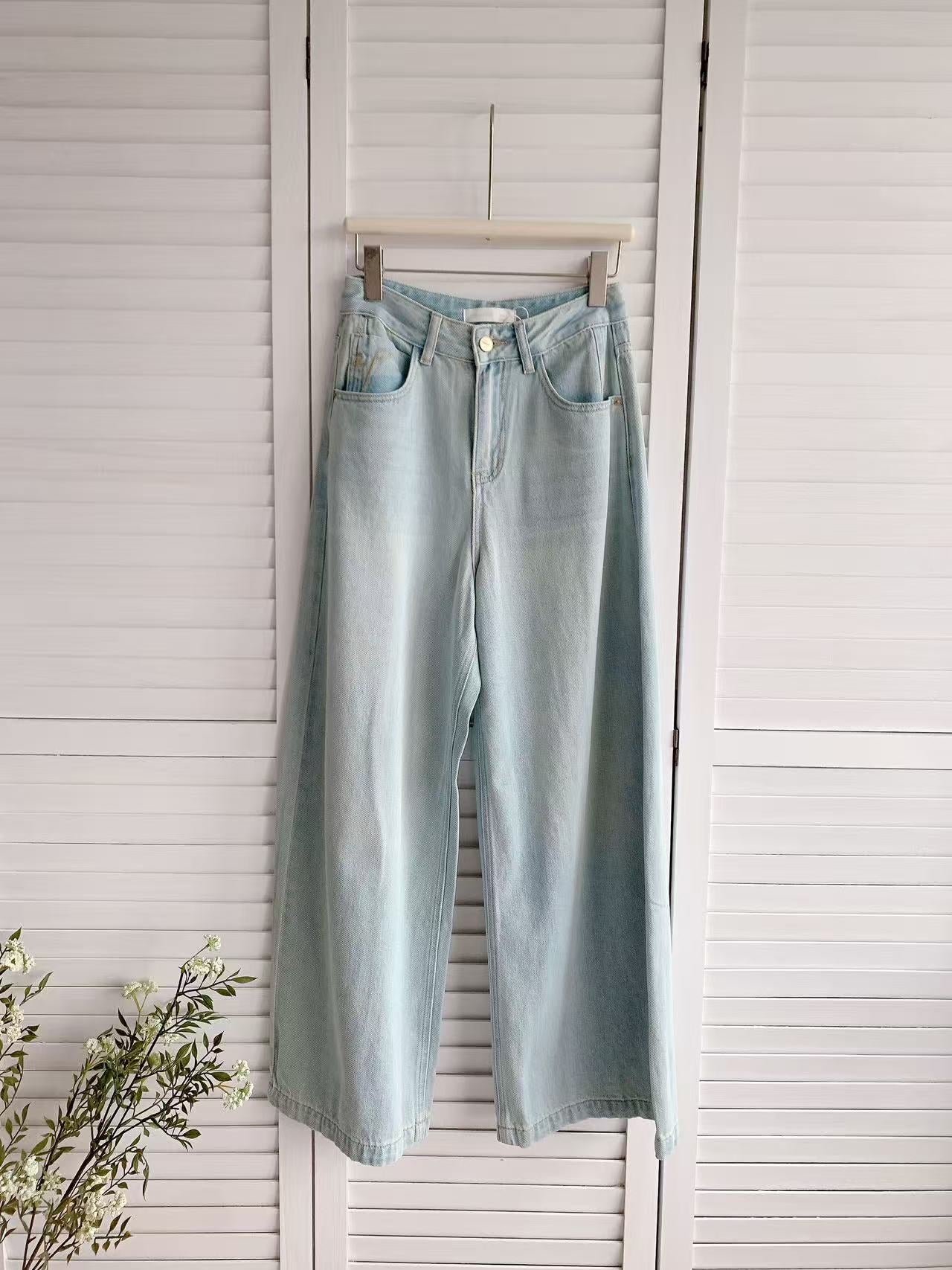 HELLO MILK TEE- 86271 韓系牛仔褲