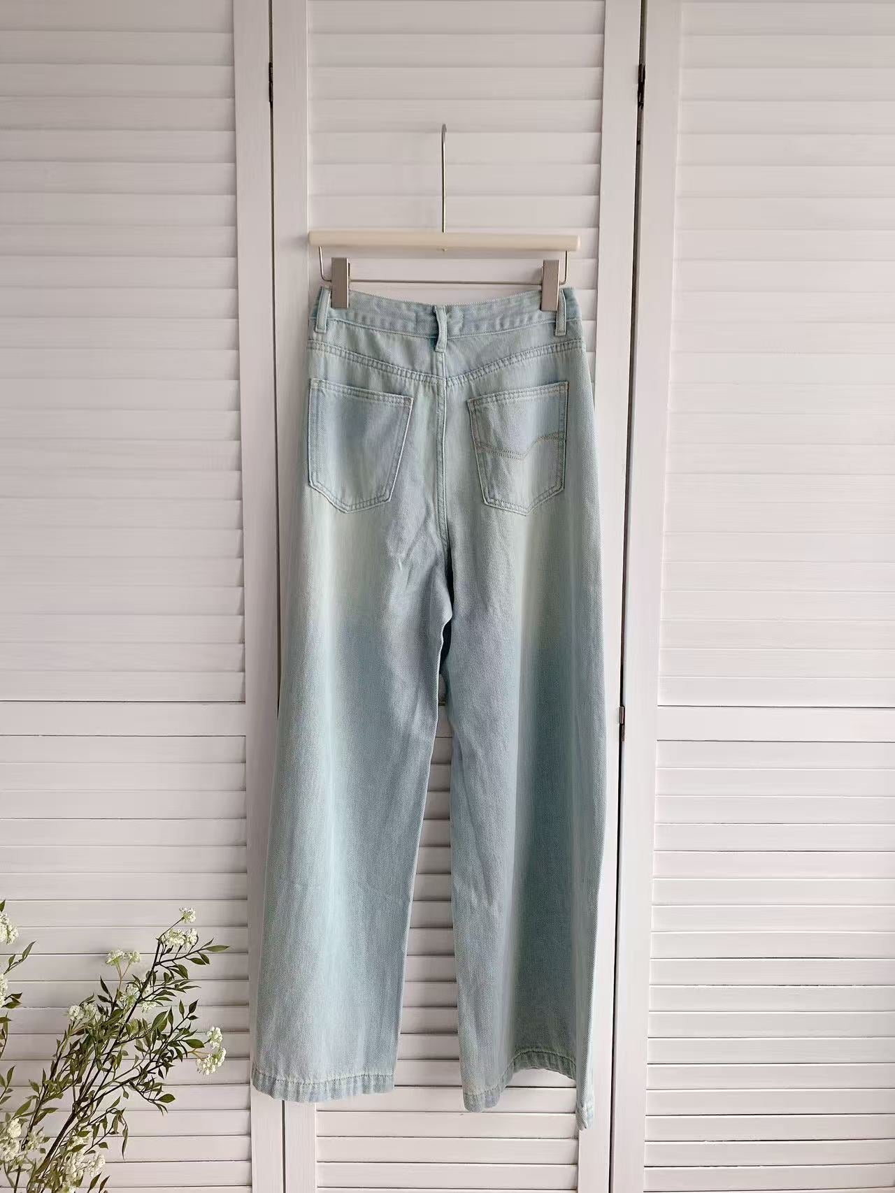 HELLO MILK TEE- 86271 韓系牛仔褲