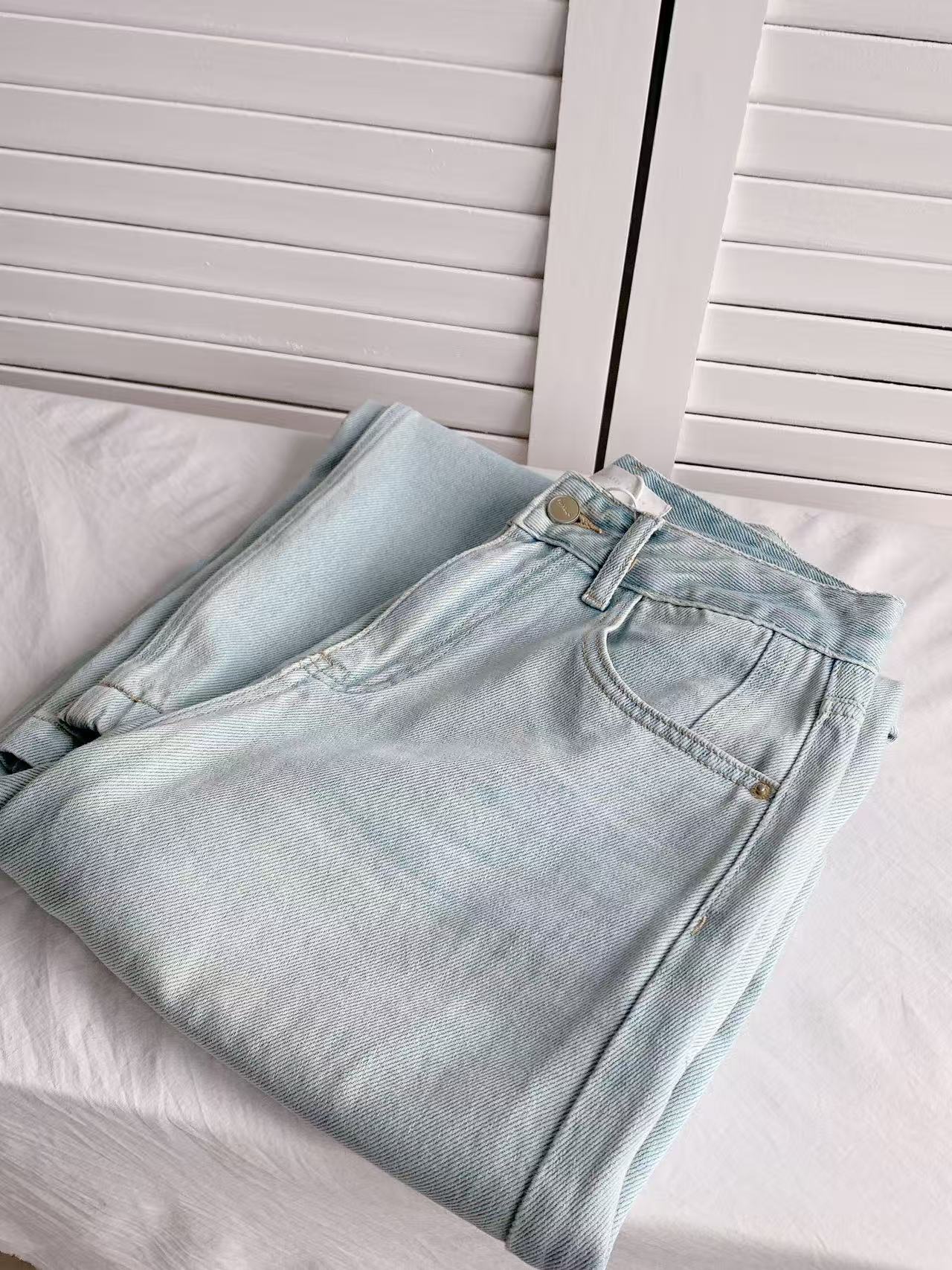 HELLO MILK TEE- 86271 韓系牛仔褲