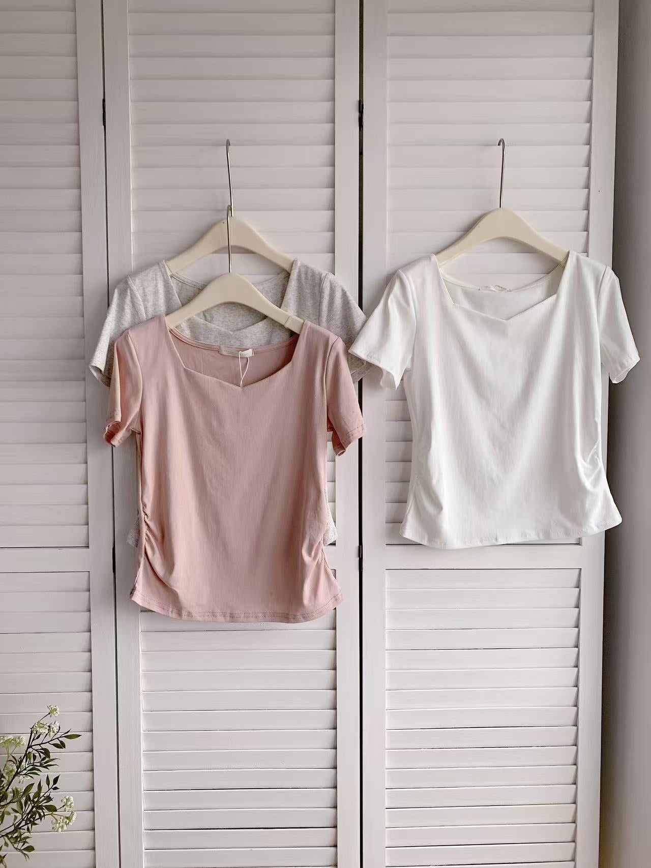 HELLO MILK TEE- 86243 百搭上衣