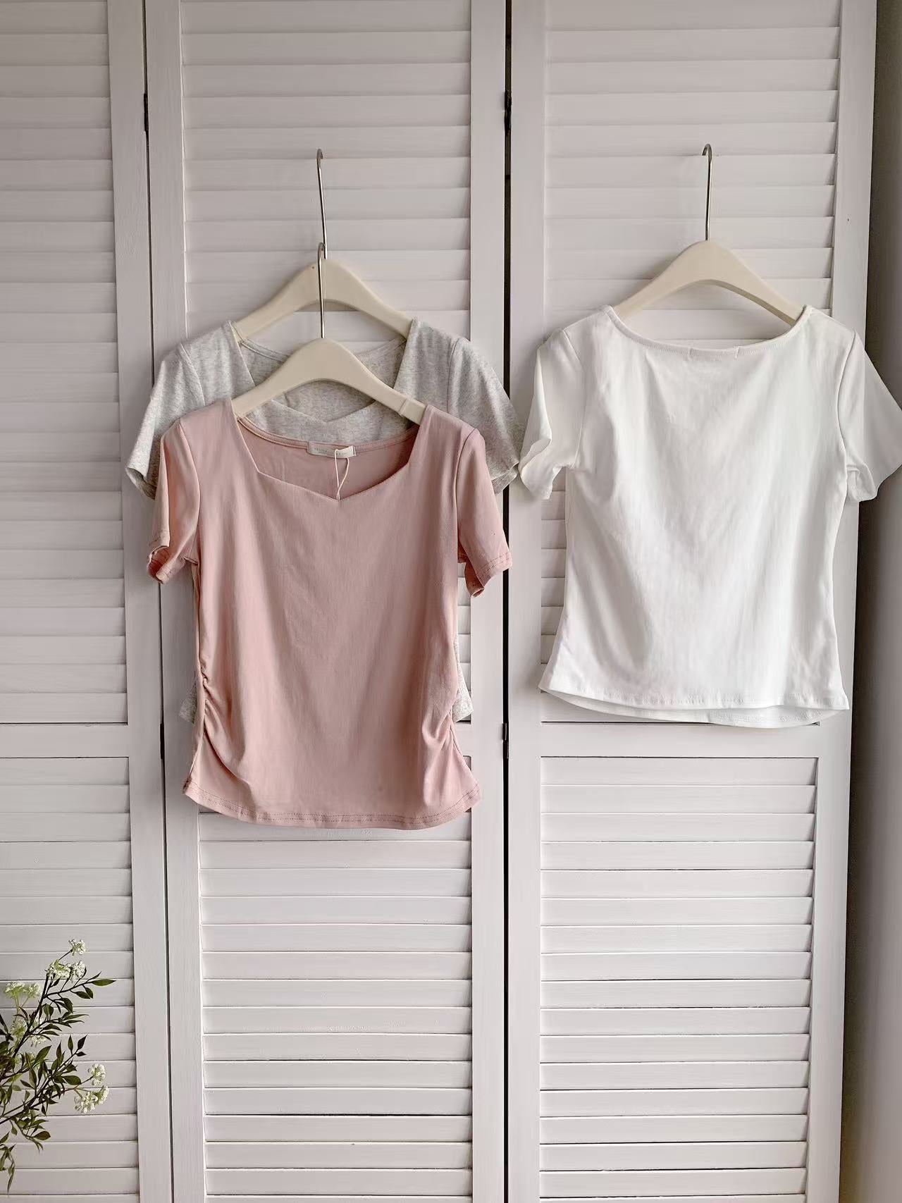 HELLO MILK TEE- 86243 百搭上衣