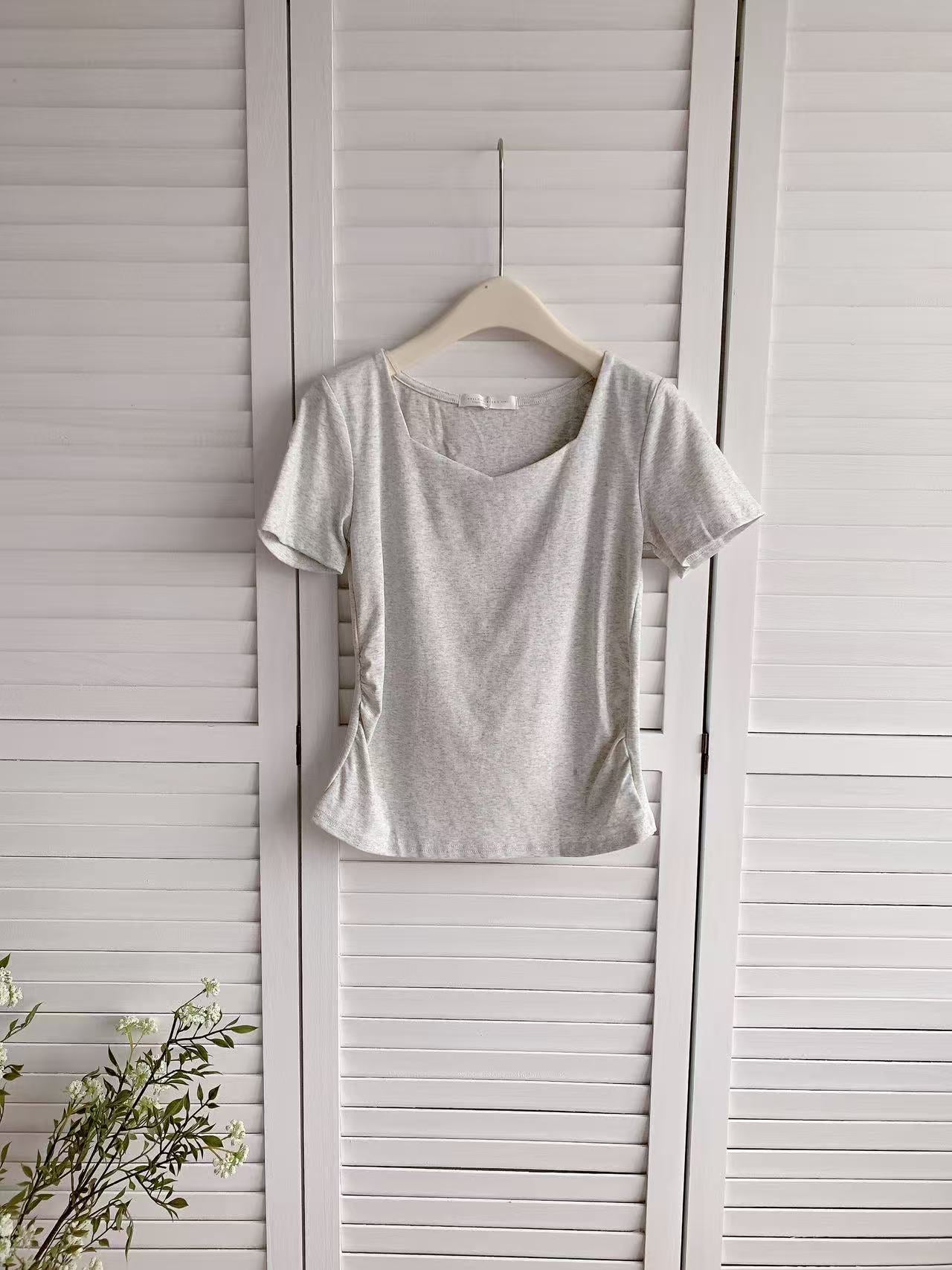 HELLO MILK TEE- 86243 百搭上衣