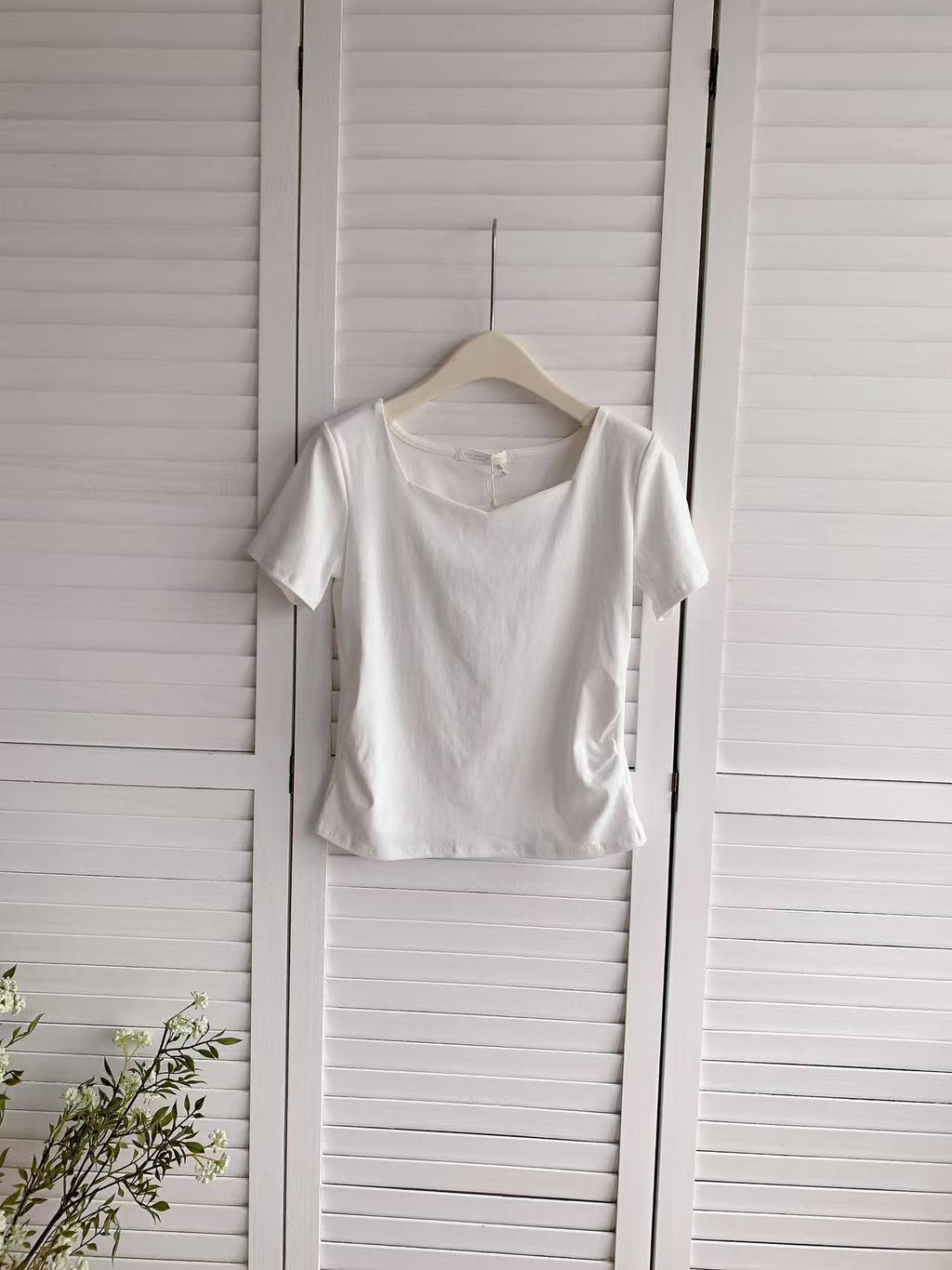 HELLO MILK TEE- 86243 百搭上衣
