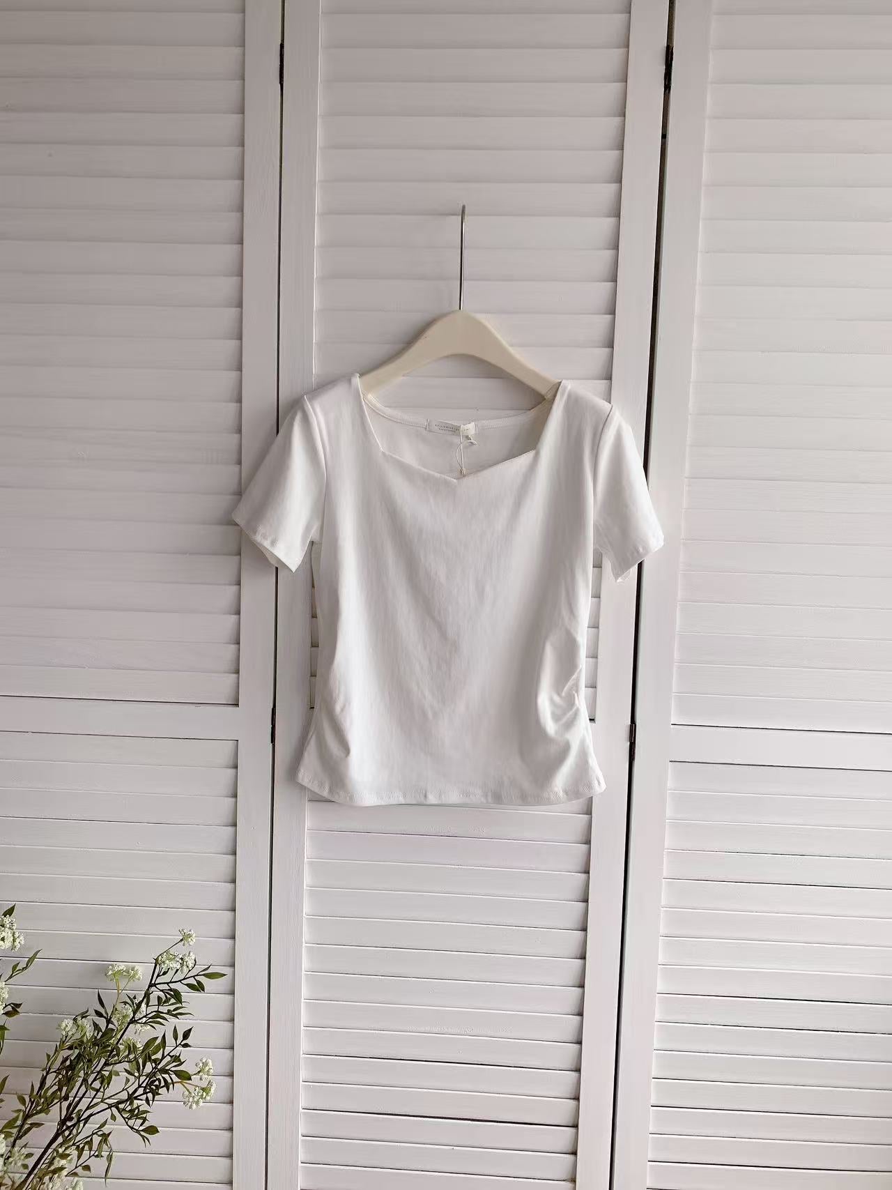 HELLO MILK TEE- 86243 百搭上衣