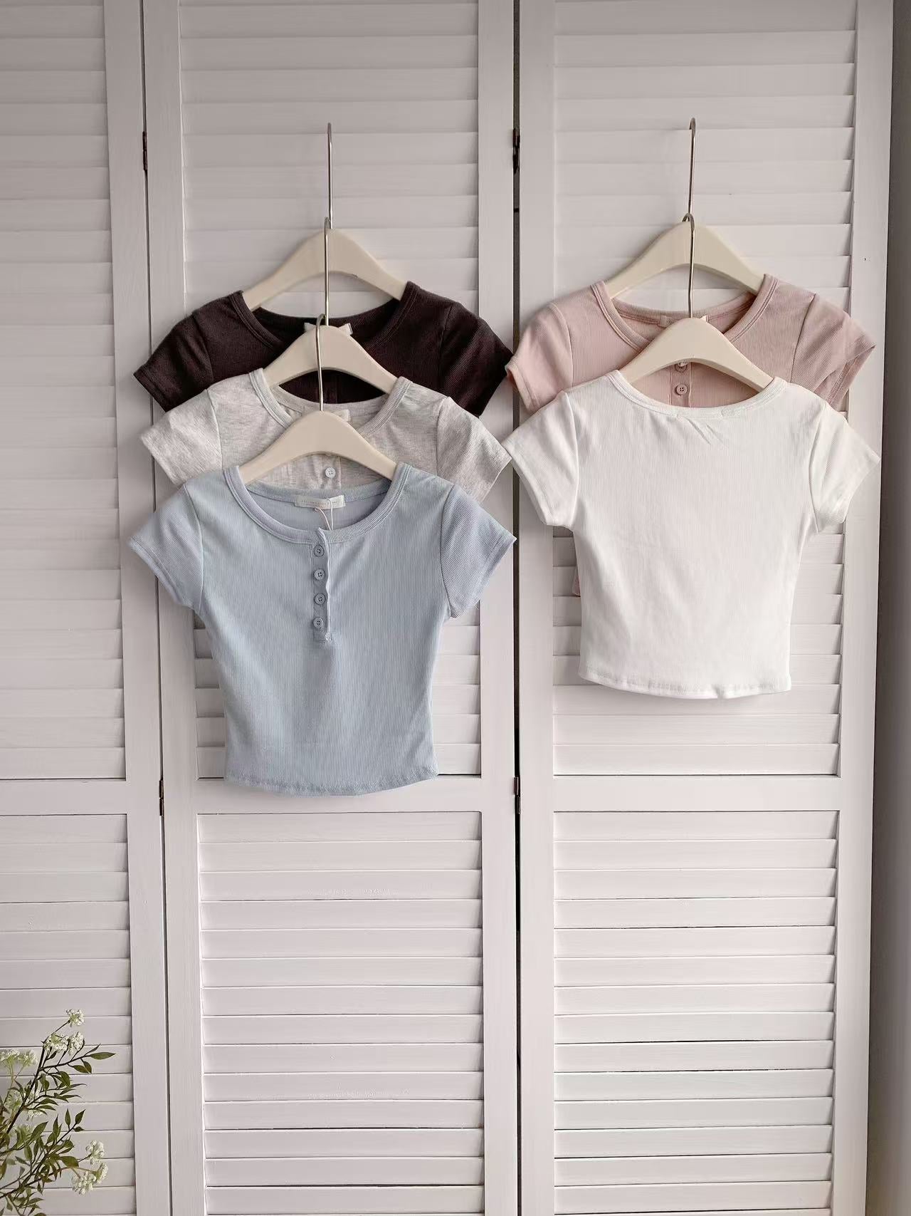 HELLO MILK TEE- 86245 圓領上衣