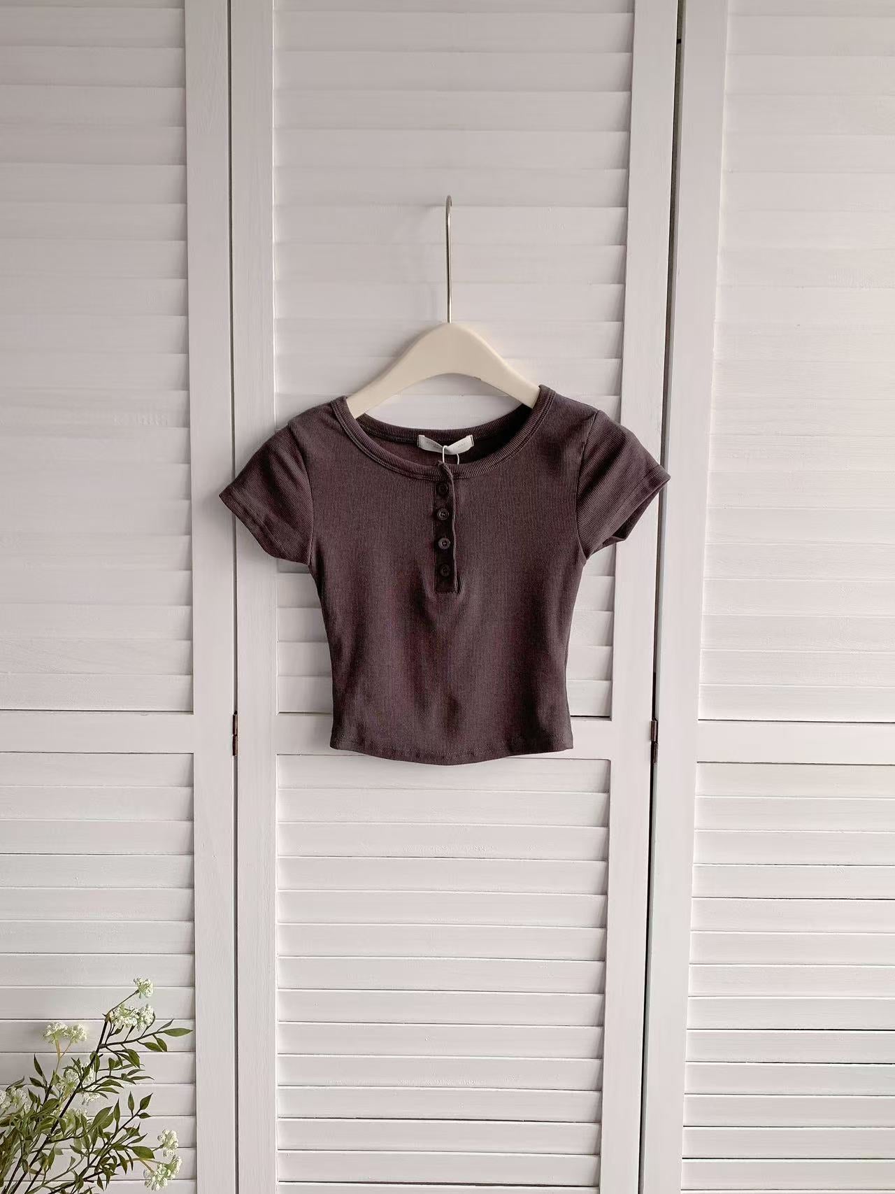 HELLO MILK TEE- 86245 圓領上衣