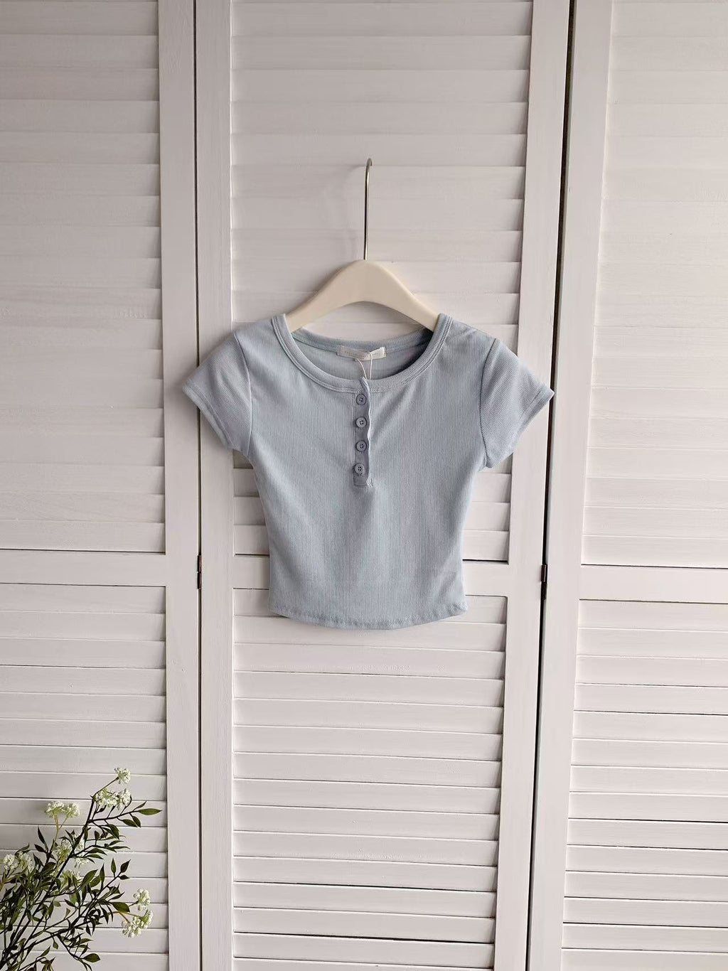 HELLO MILK TEE- 86245 圓領上衣