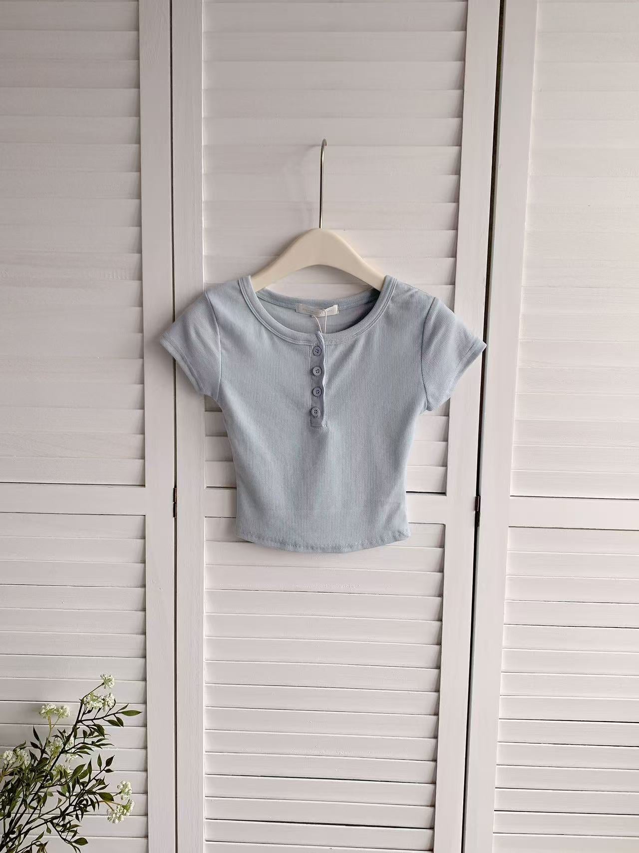 HELLO MILK TEE- 86245 圓領上衣