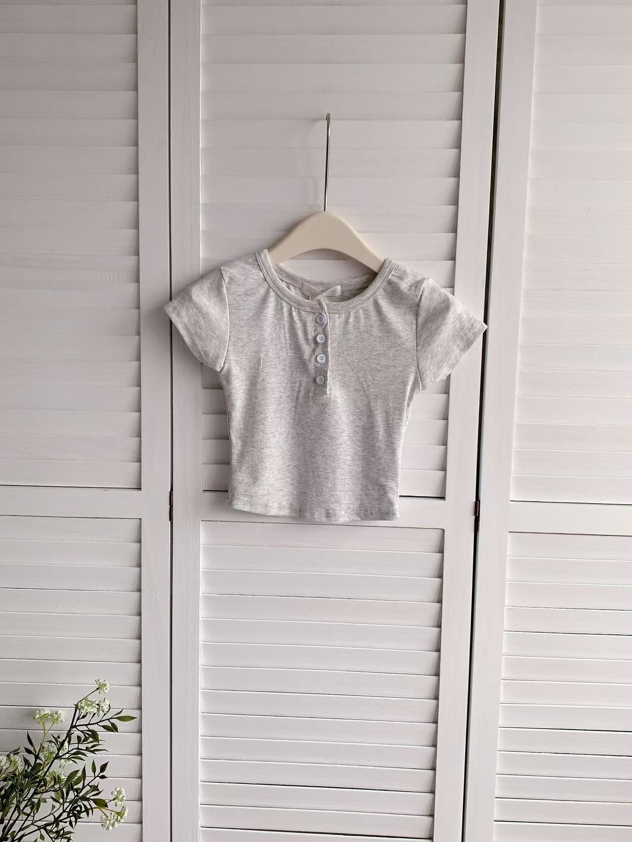 HELLO MILK TEE- 86245 圓領上衣